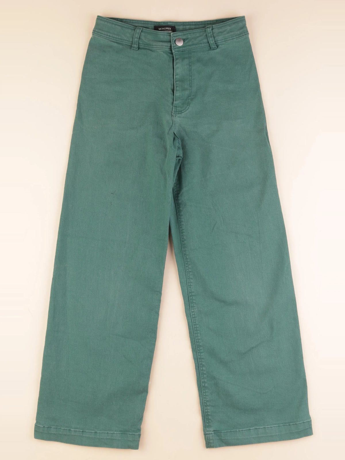 Monoprix - pantalon vert - 12 ans