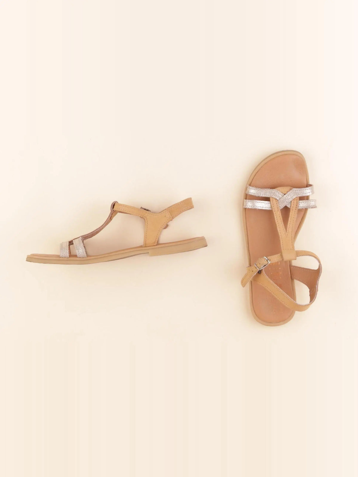 Bellamy - sandales jaune, or - pointure 37