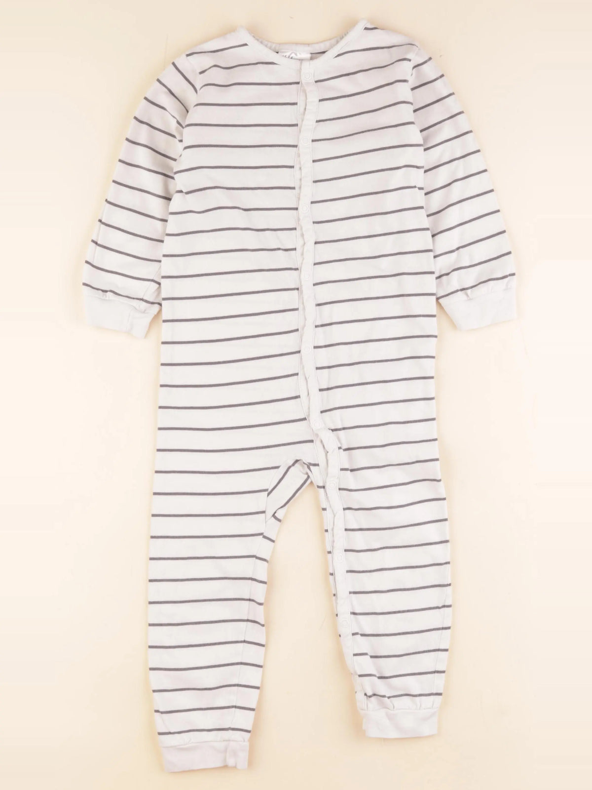 H&M - pyjama coton blanc - 2/3 ans