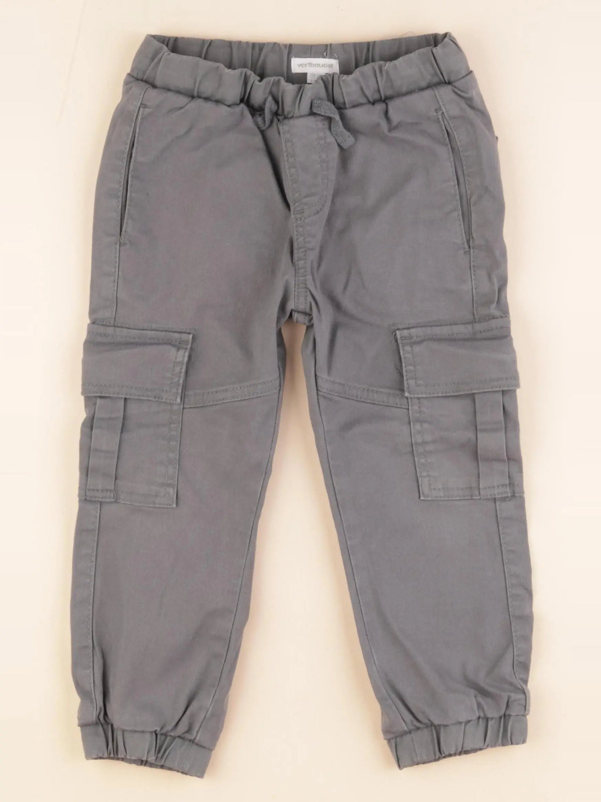 Vertbaudet - pantalon gris - 4 ans