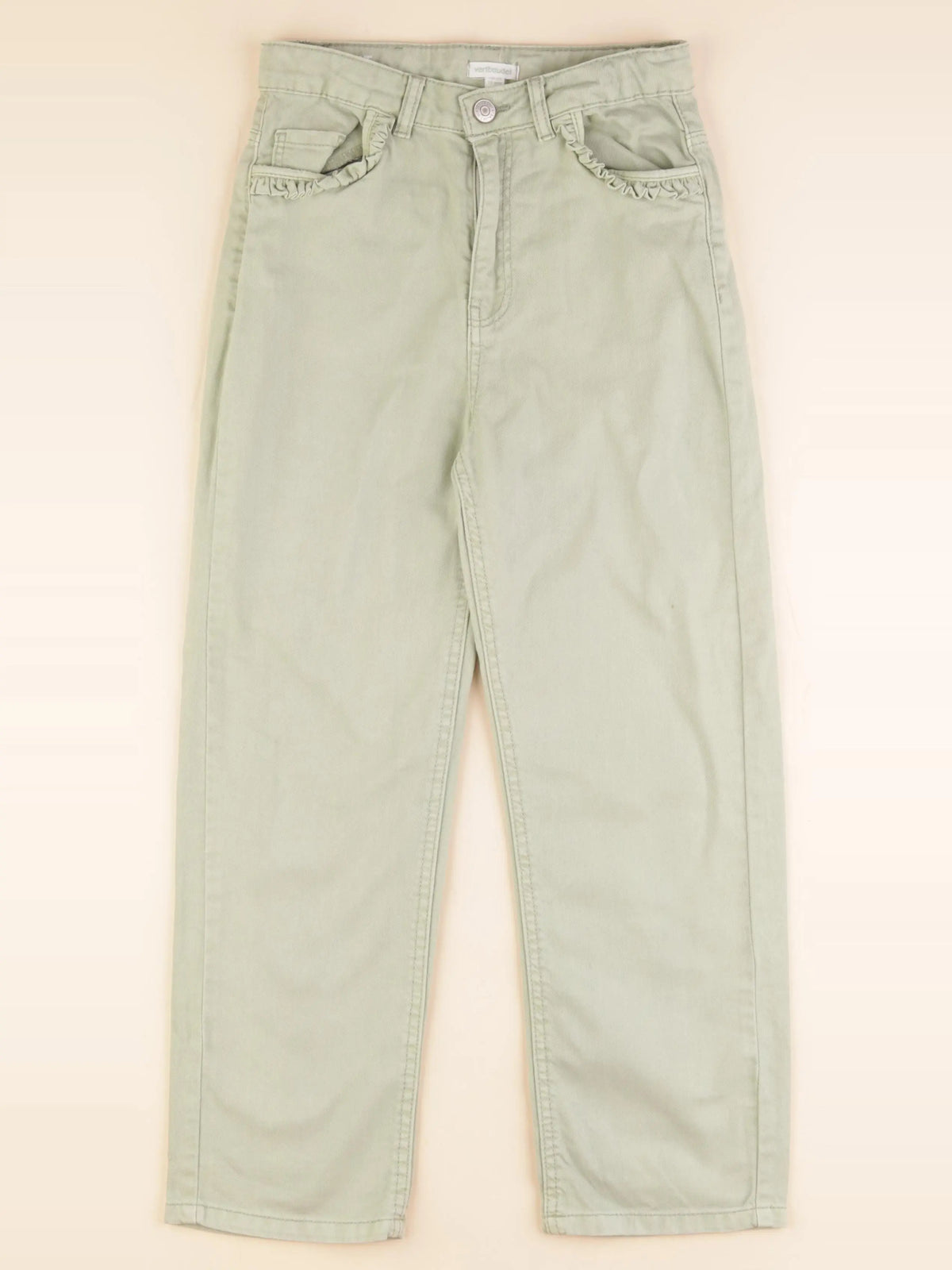 Vertbaudet - pantalon vert - 10 ans
