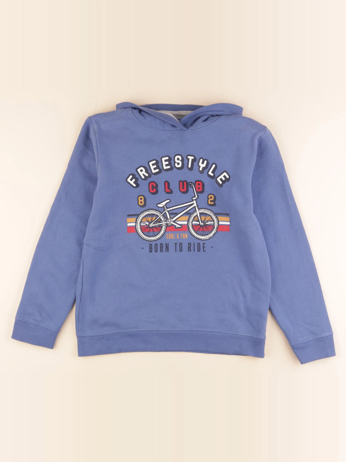 Vertbaudet - sweat bleu - 12 ans