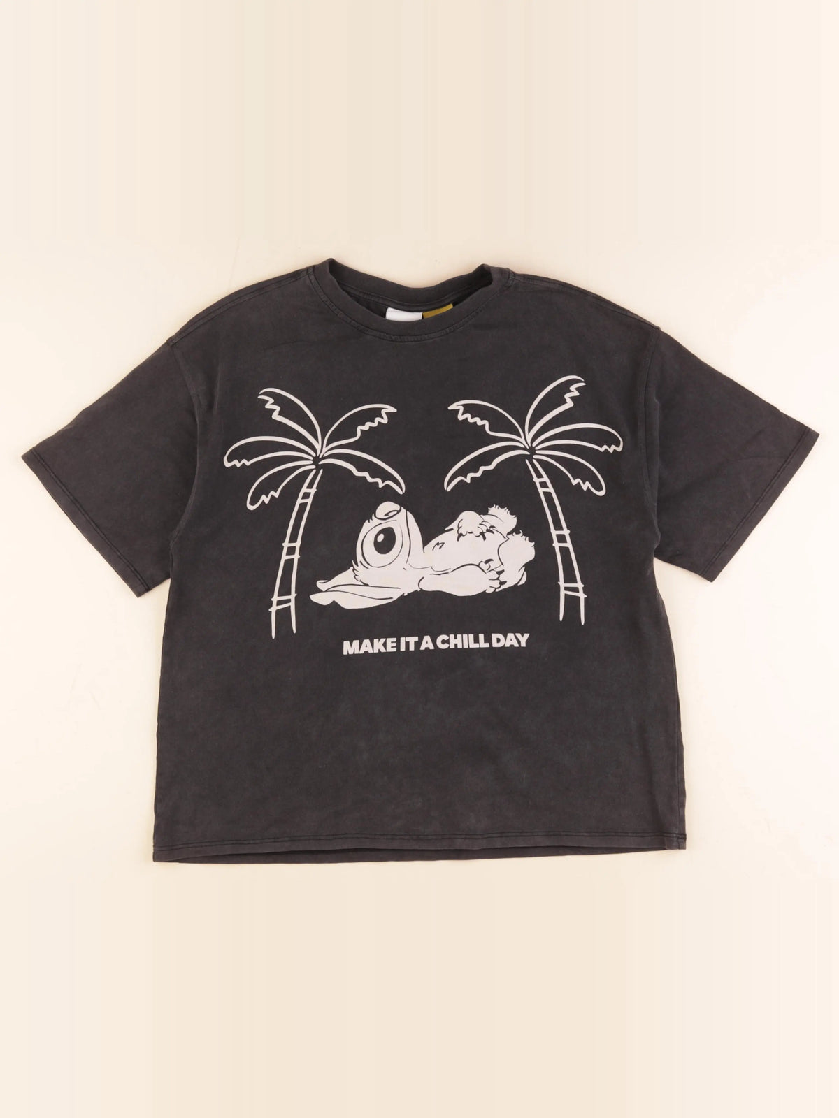 Zara - tee-shirt imprimé au dos noir - 12/13 ans