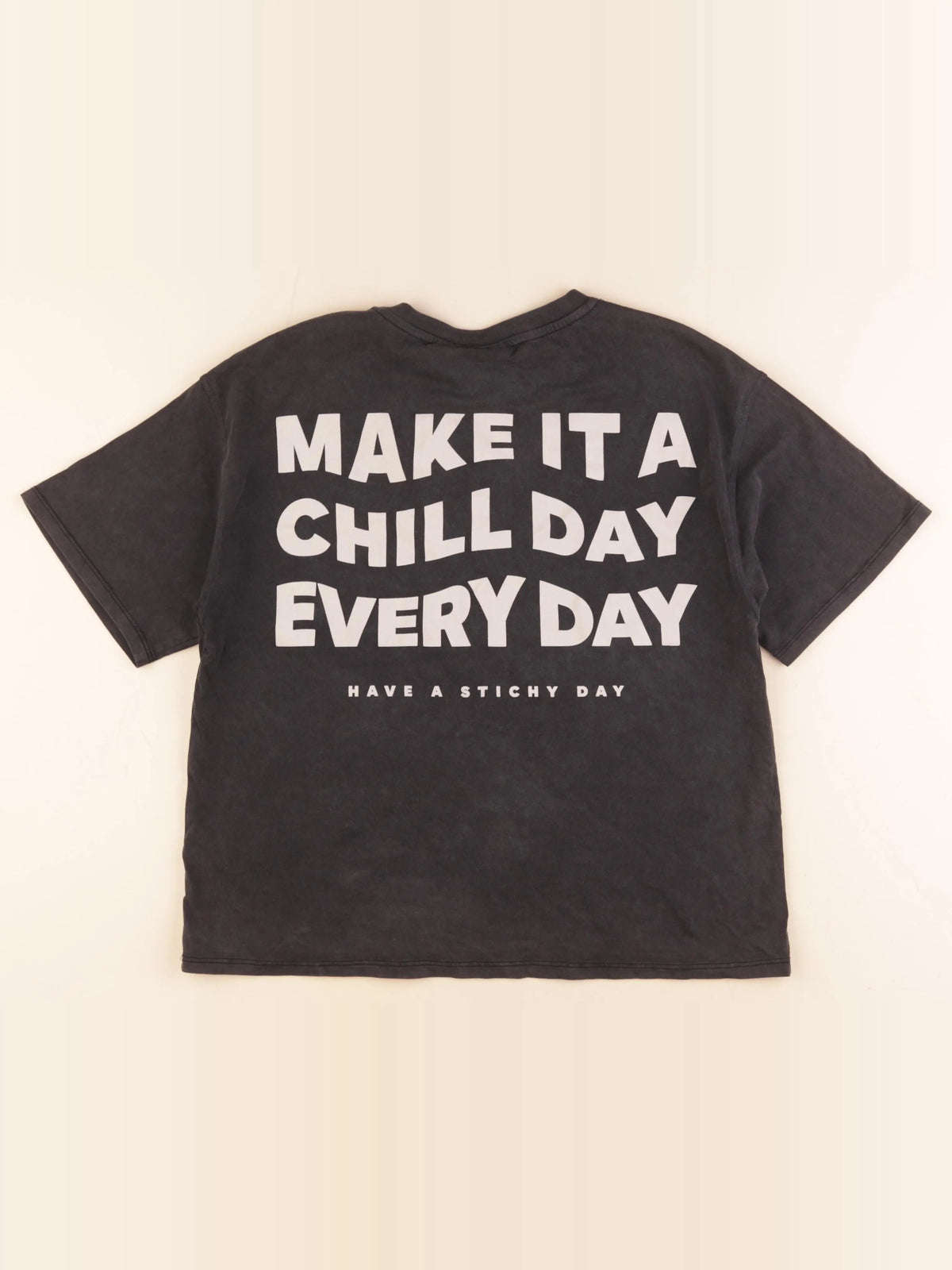 Zara - tee-shirt imprimé au dos noir - 12/13 ans