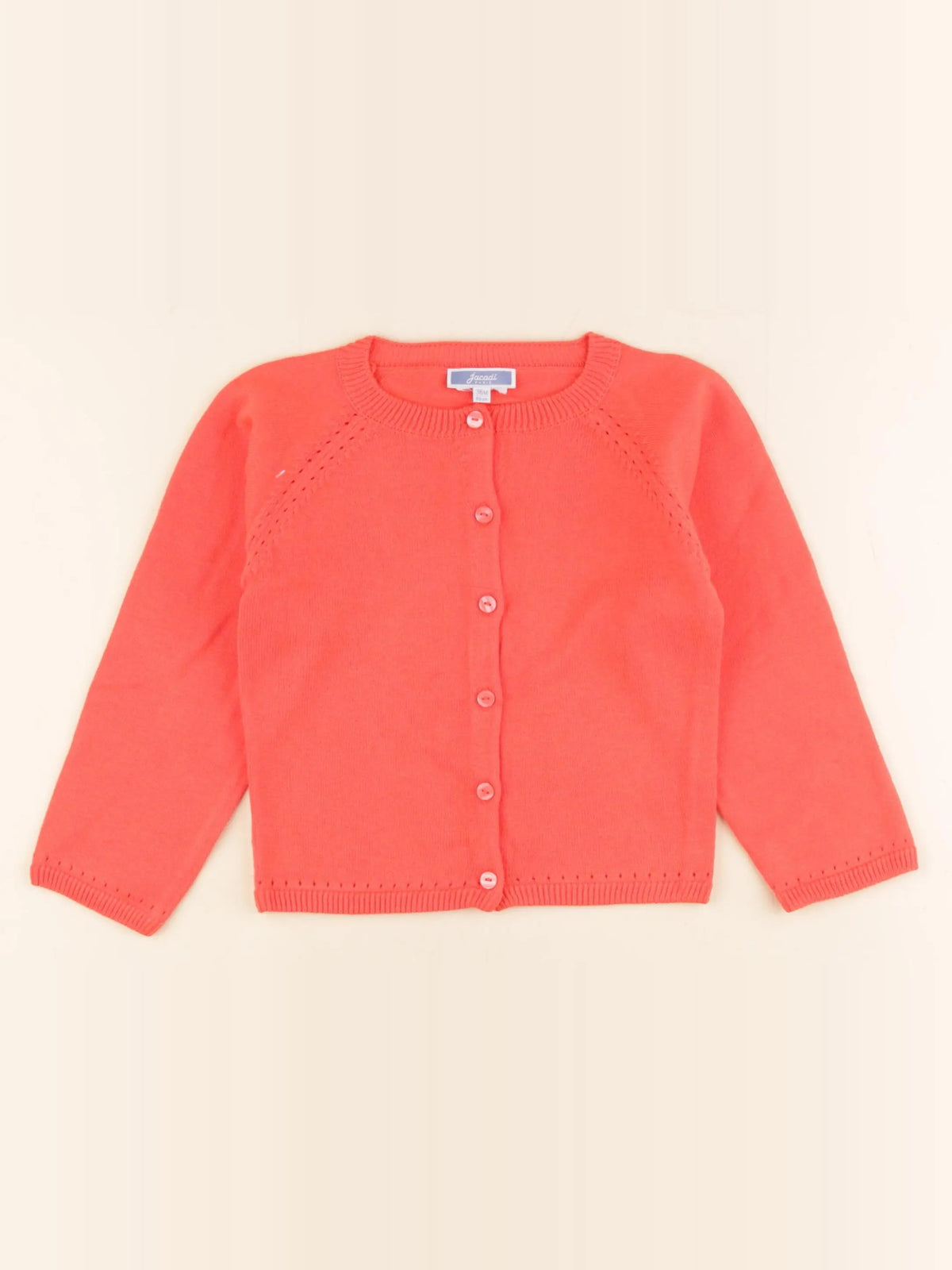 Jacadi - gilet rouge - 36 mois