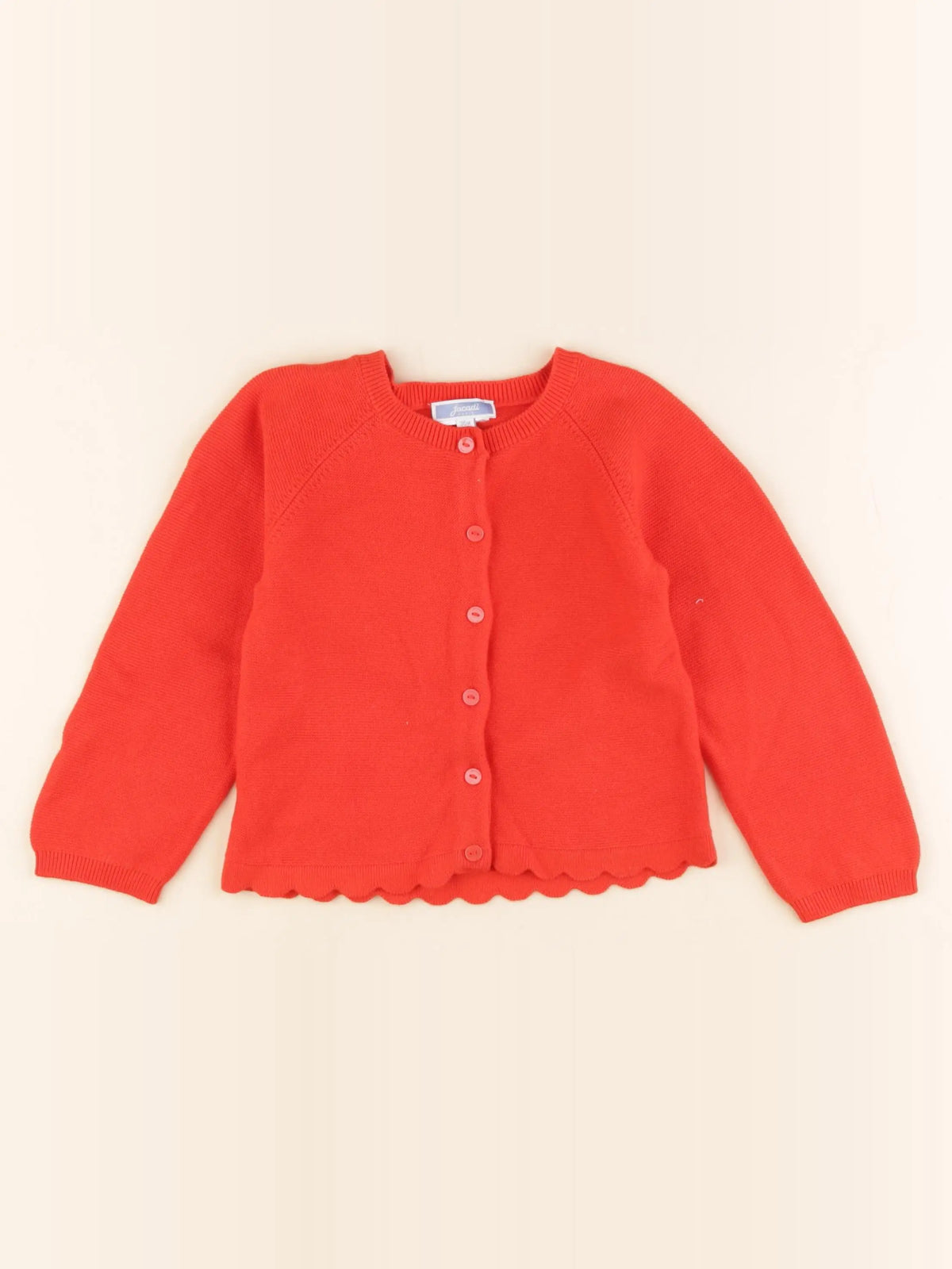 Jacadi - gilet rouge - 36 mois