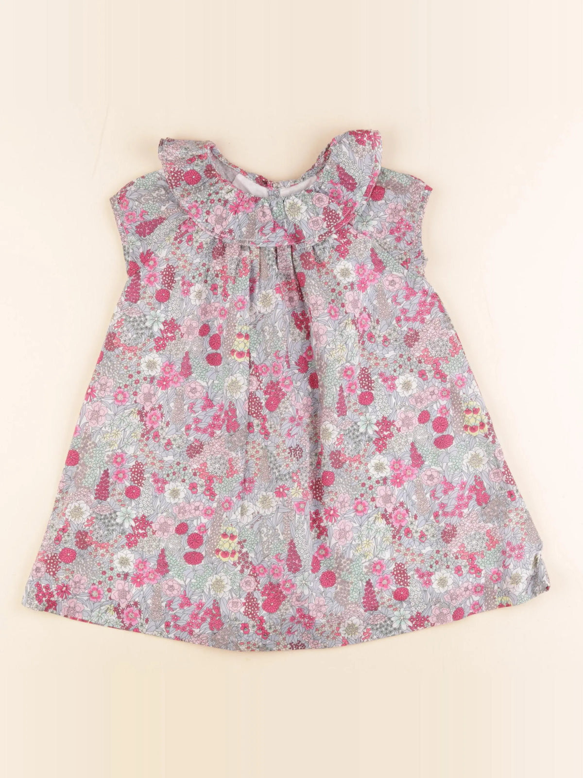 Jacadi - robe liberty multicolore - 36 mois