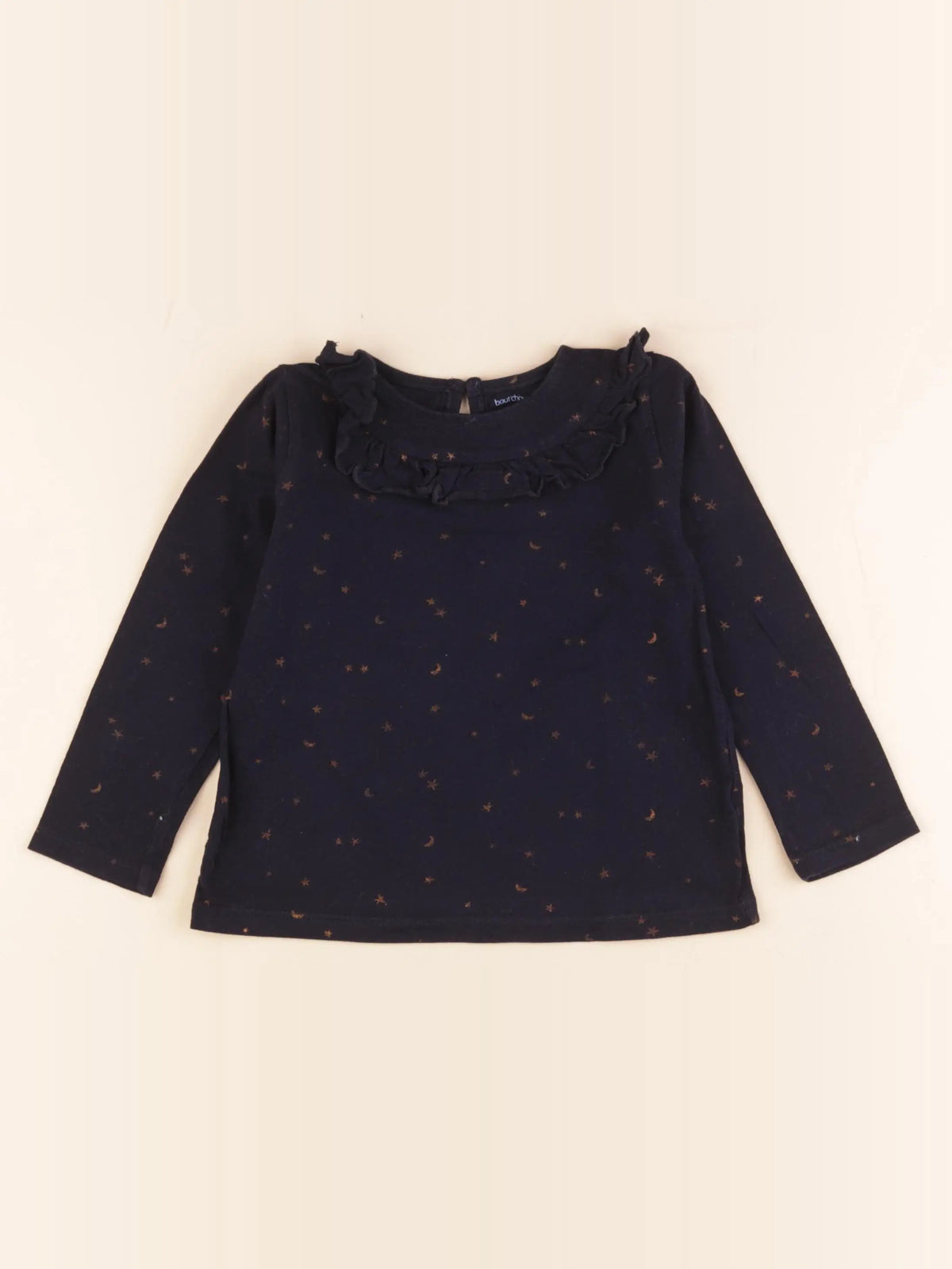Boutchou - tee-shirt bleu, or - 36 mois