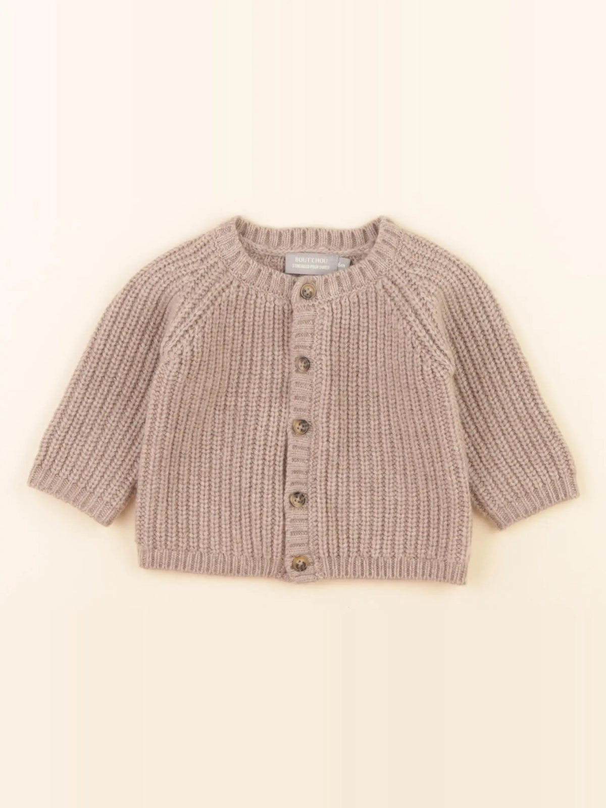 Boutchou - gilet marron - 9 mois