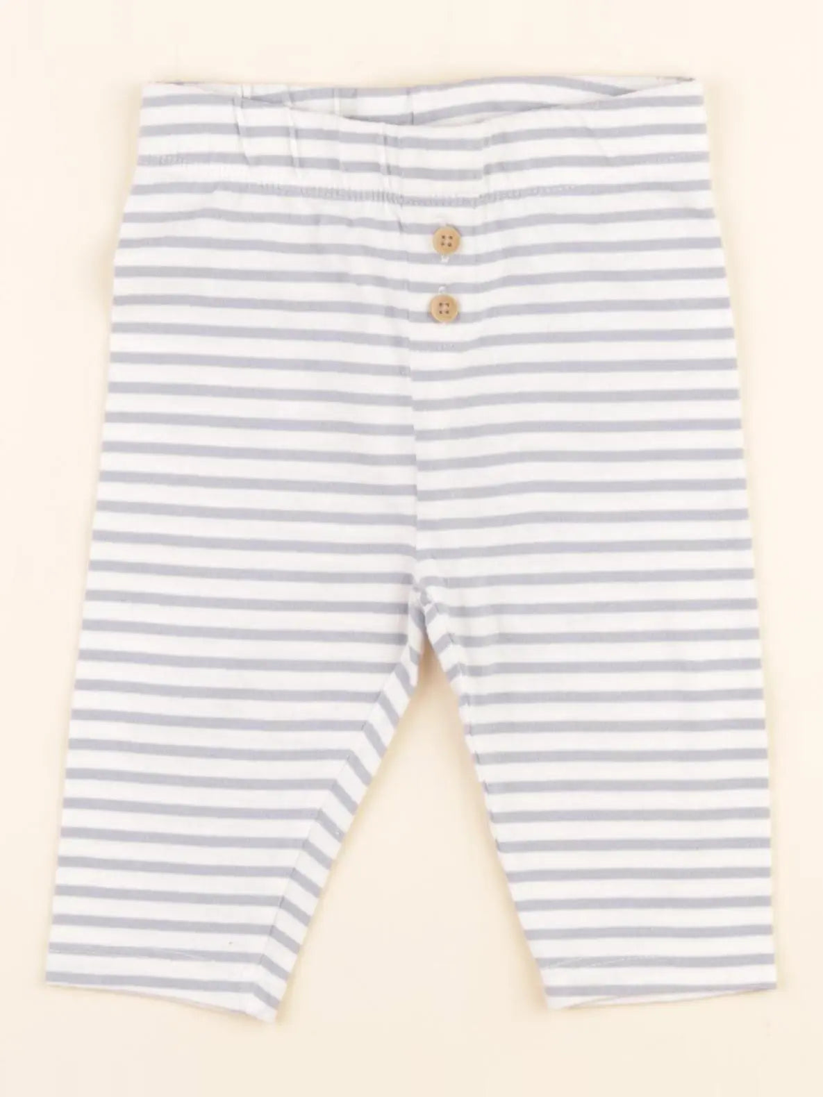 La Redoute - legging bleu, blanc - 6 mois