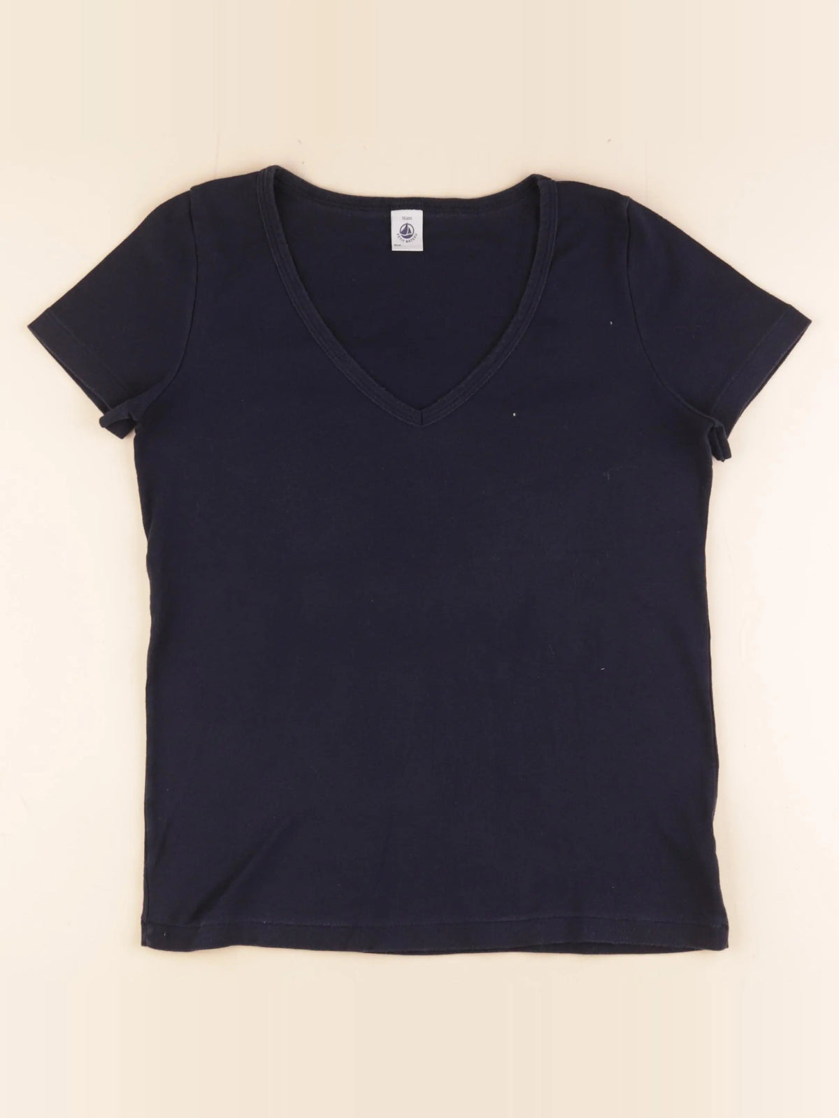 Petit Bateau - tee-shirt bleu - 16 ans