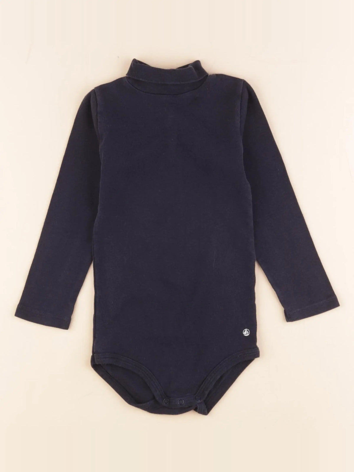 Petit Bateau - body à col bleu - 24 mois