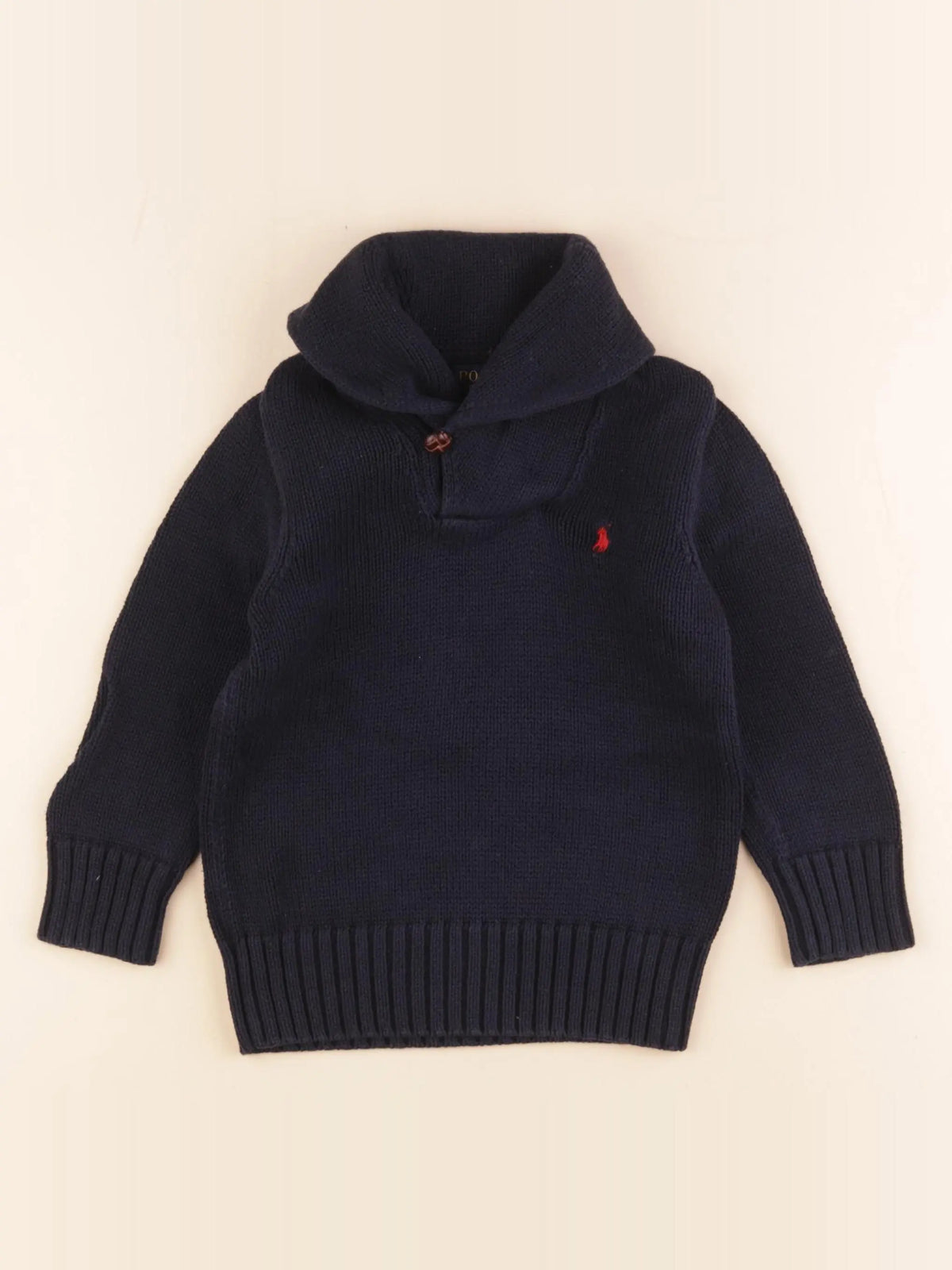 Ralph Lauren - pull bleu - 4 ans