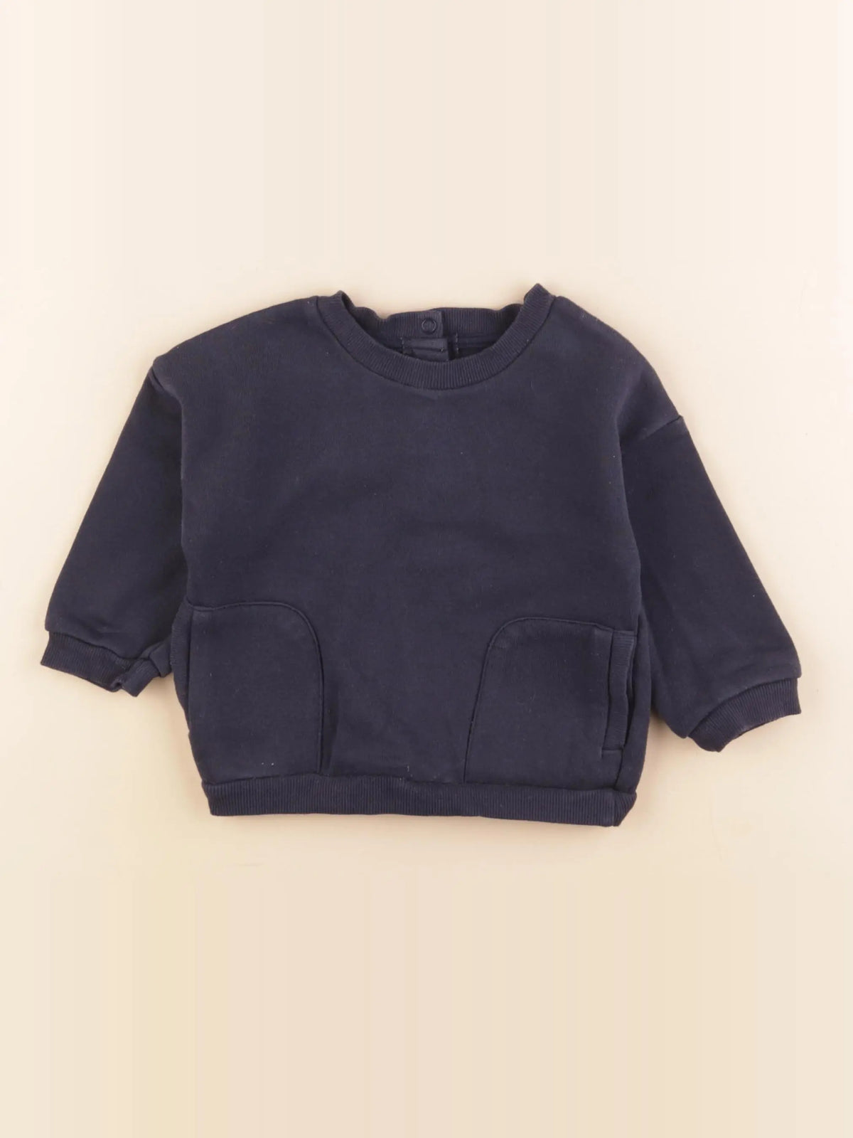 La Redoute - sweat bleu - 12 mois
