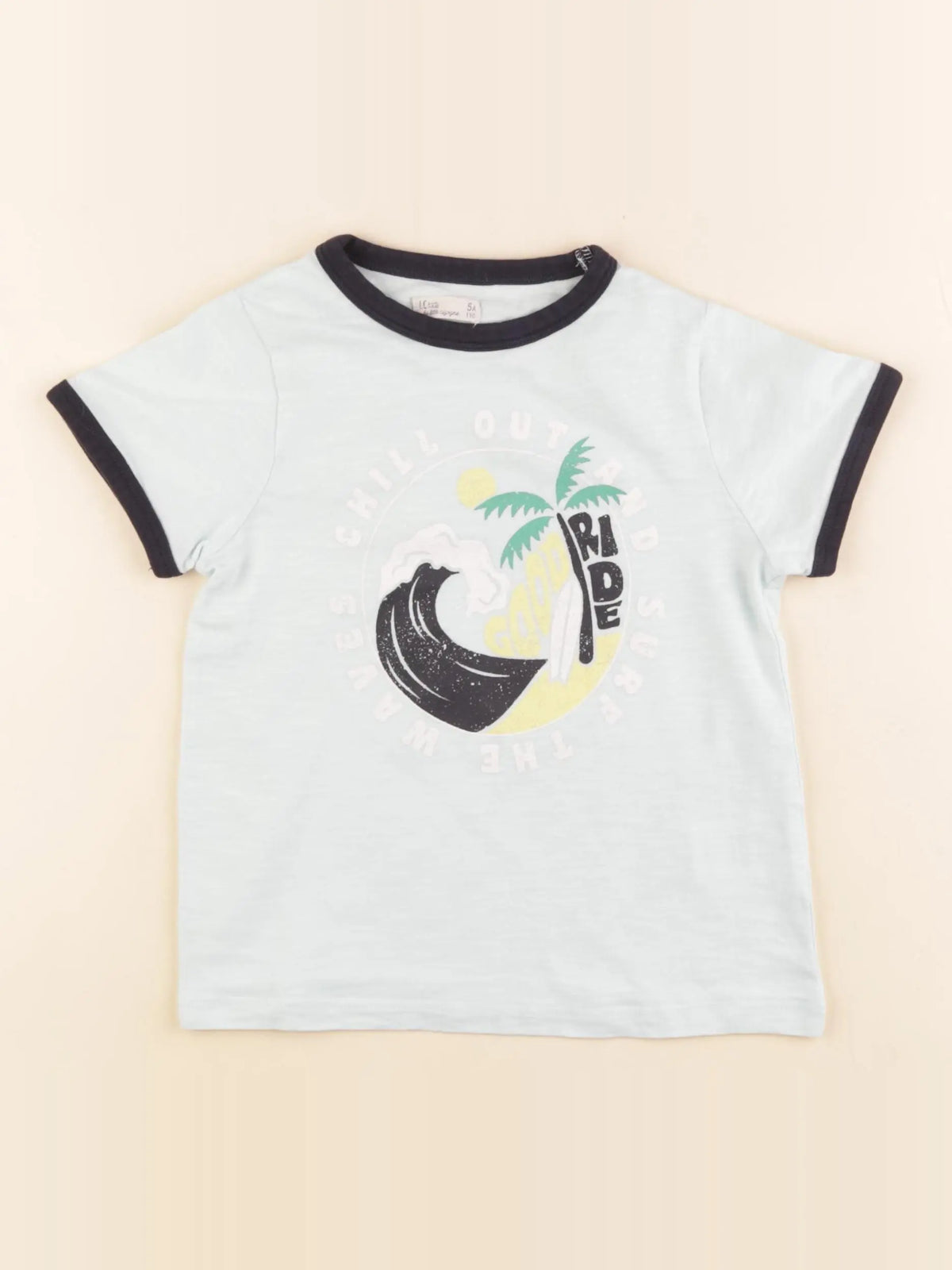 Little Cigogne - tee-shirt vert - 5 ans
