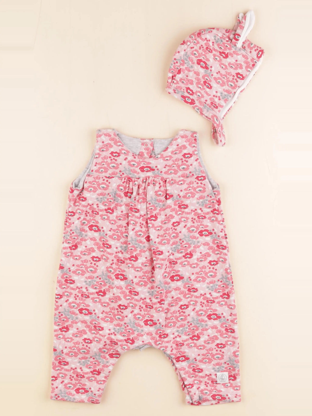 Petit Bateau - ensemble rose - 3 mois