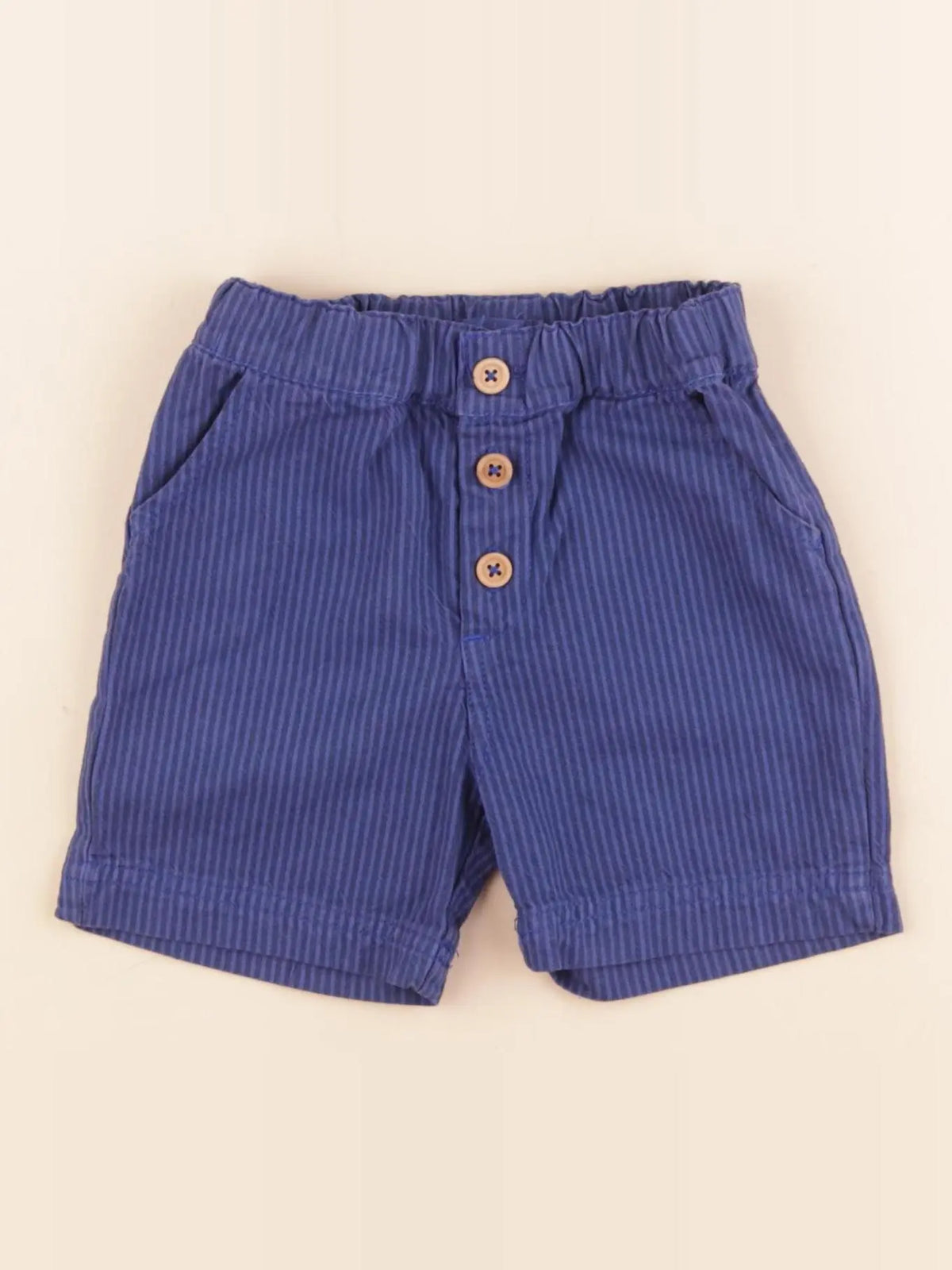 Boutchou - short bleu - 12 mois