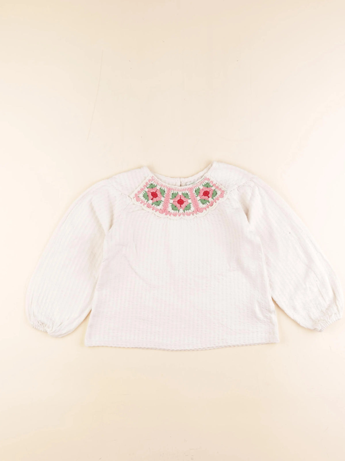Zara - tee-shirt beige - 6 ans