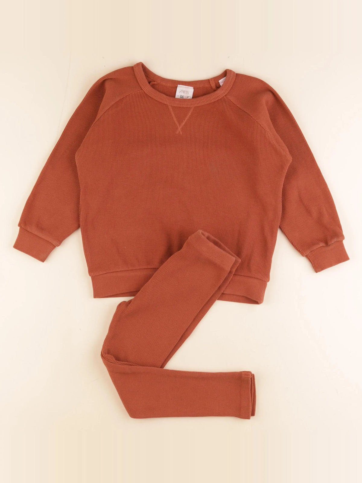 Zara - pyjama coton marron - 3/4 ans