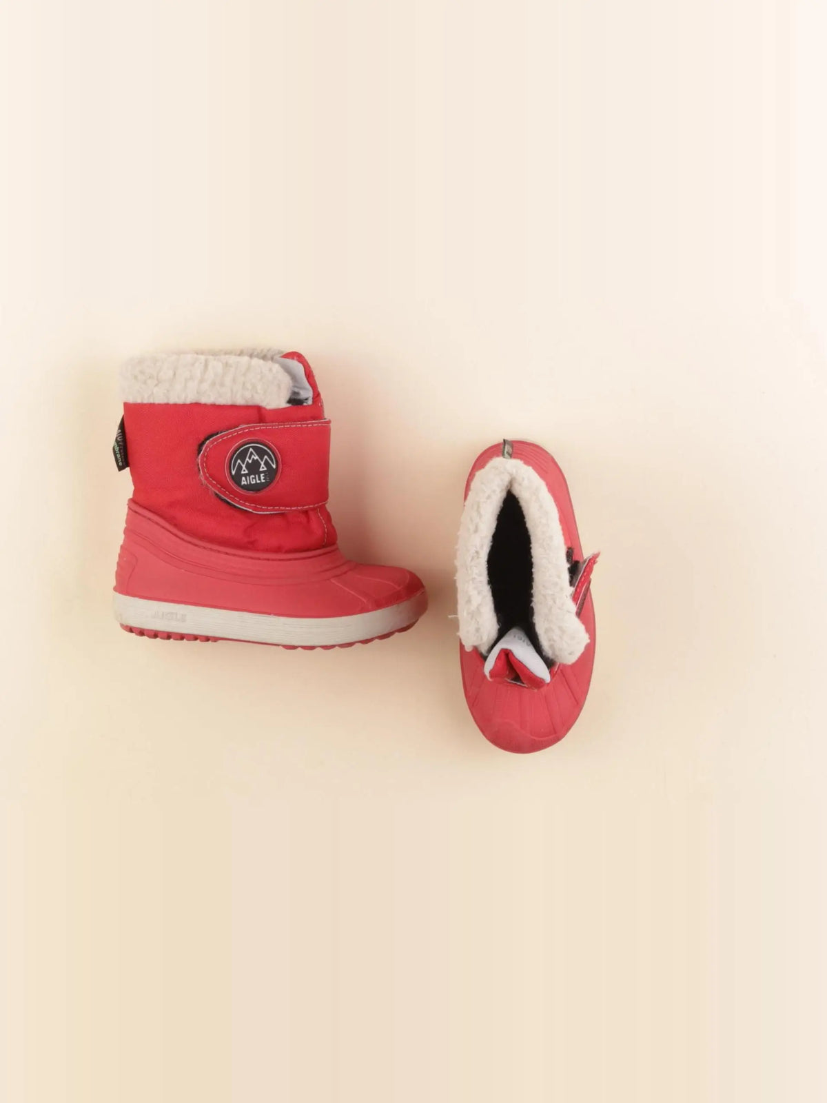 Aigle - boots rouge - pointure 25