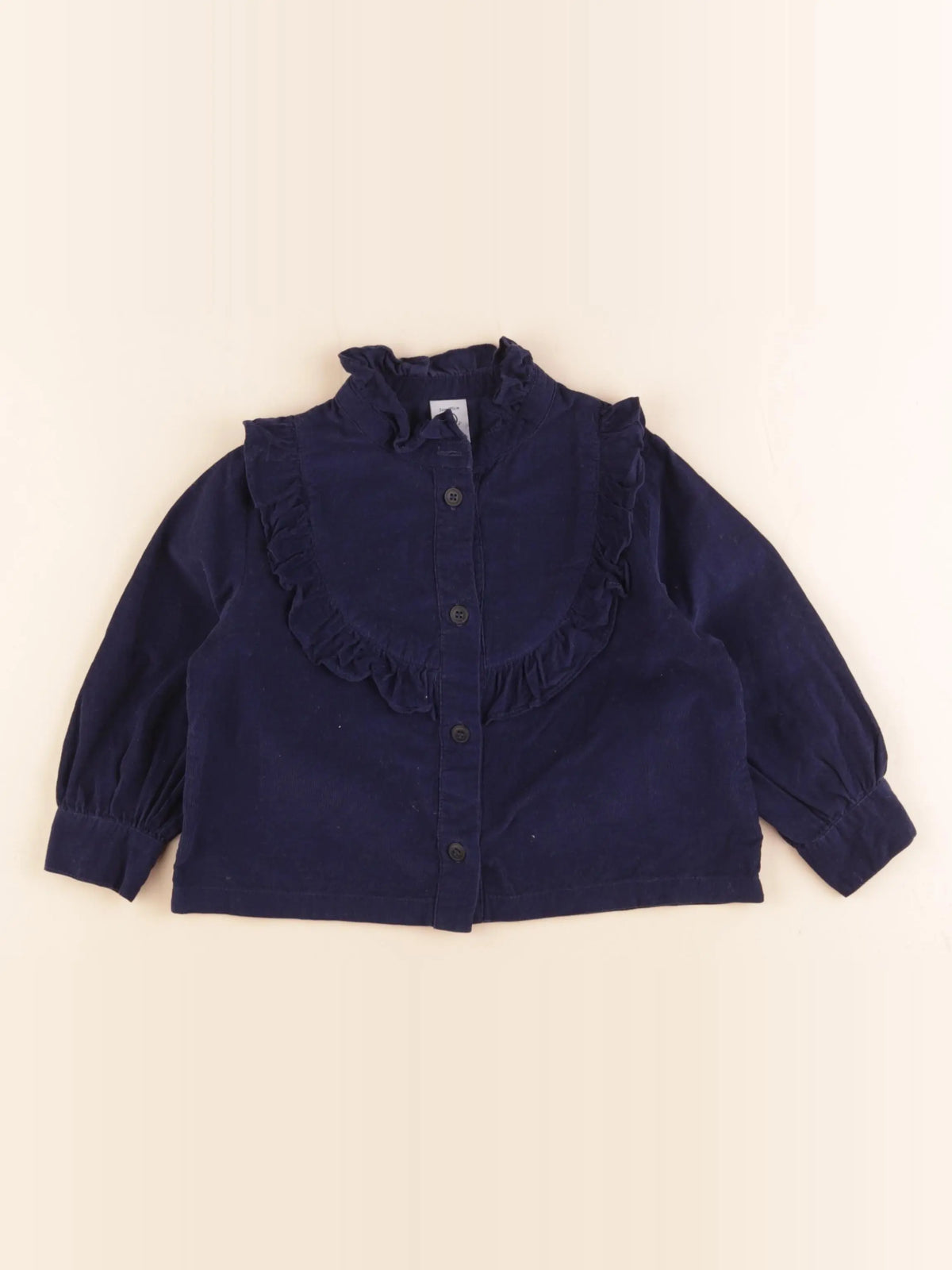 Petit Bateau - blouse bleu - 3 ans