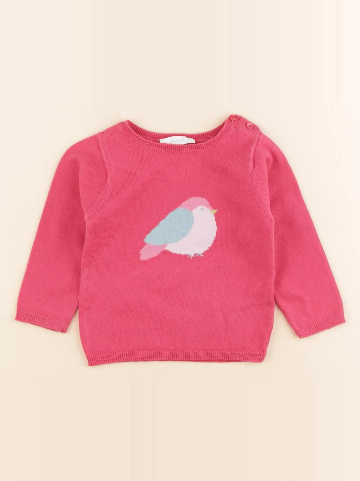 Jacadi - pull rose - 12 mois