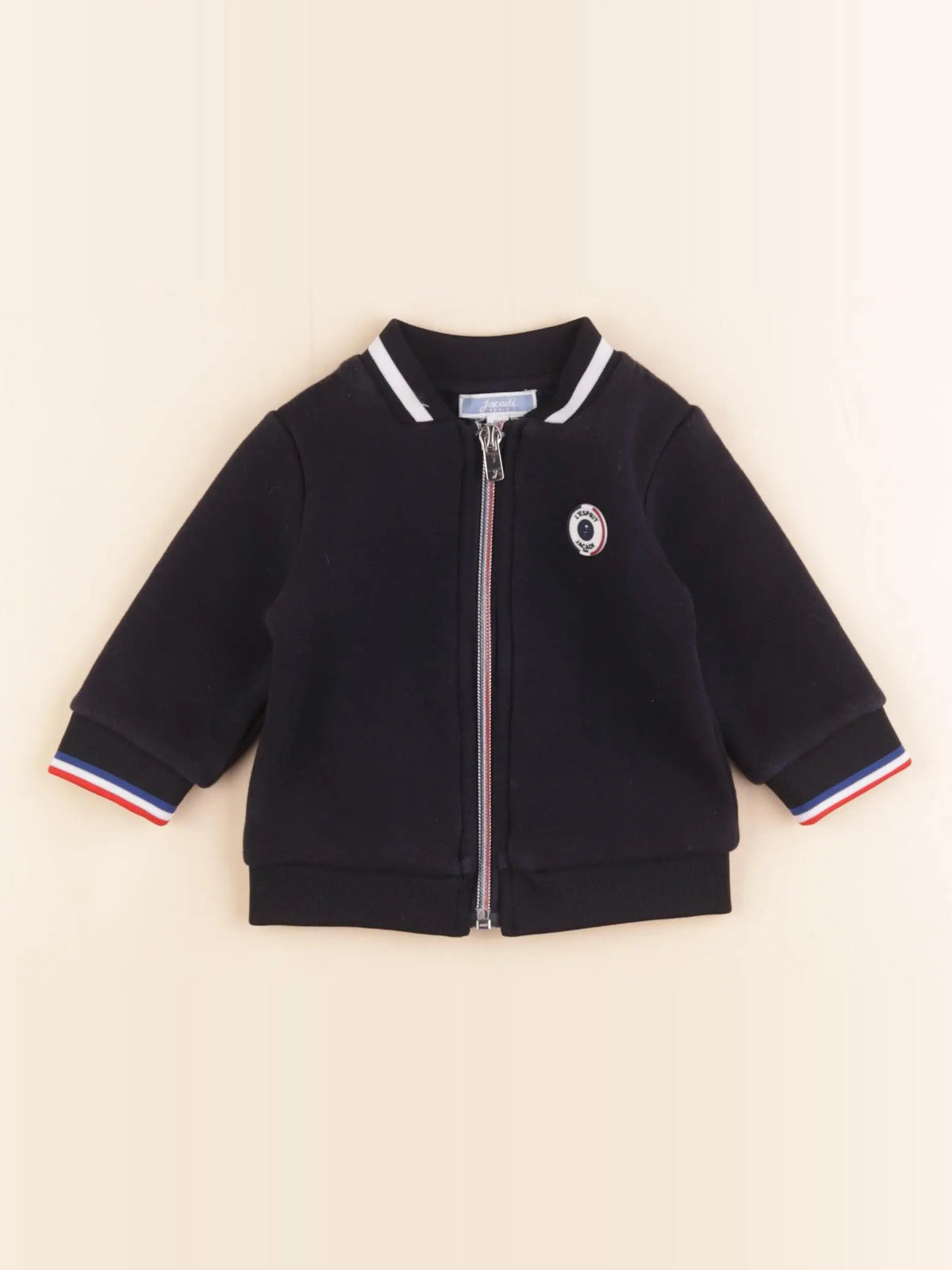 Jacadi - sweat bleu - 6 mois