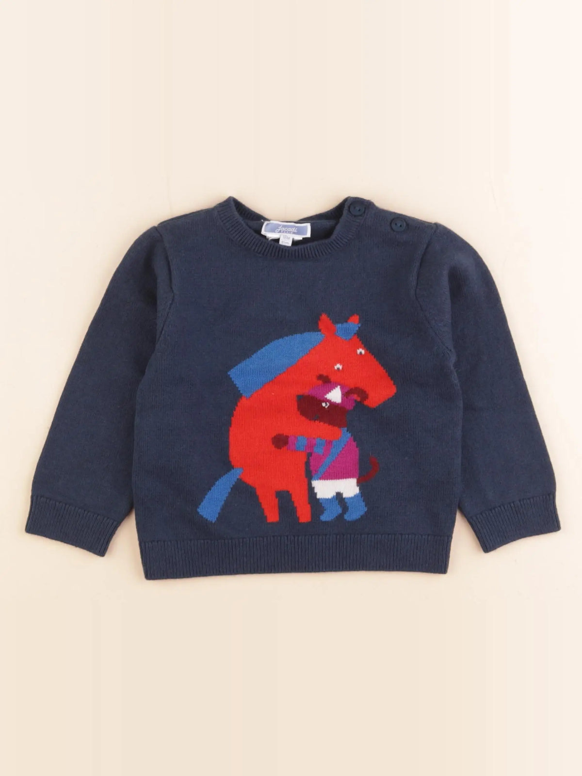 Jacadi - pull multicolore - 18 mois