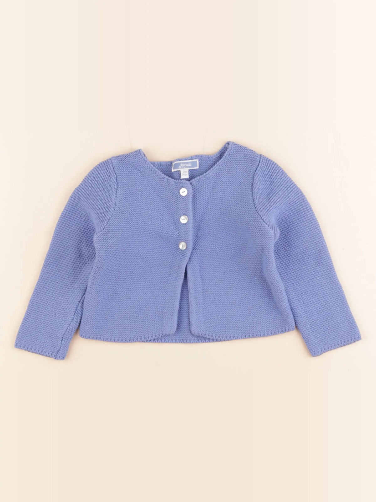 Jacadi - gilet bleu - 12 mois