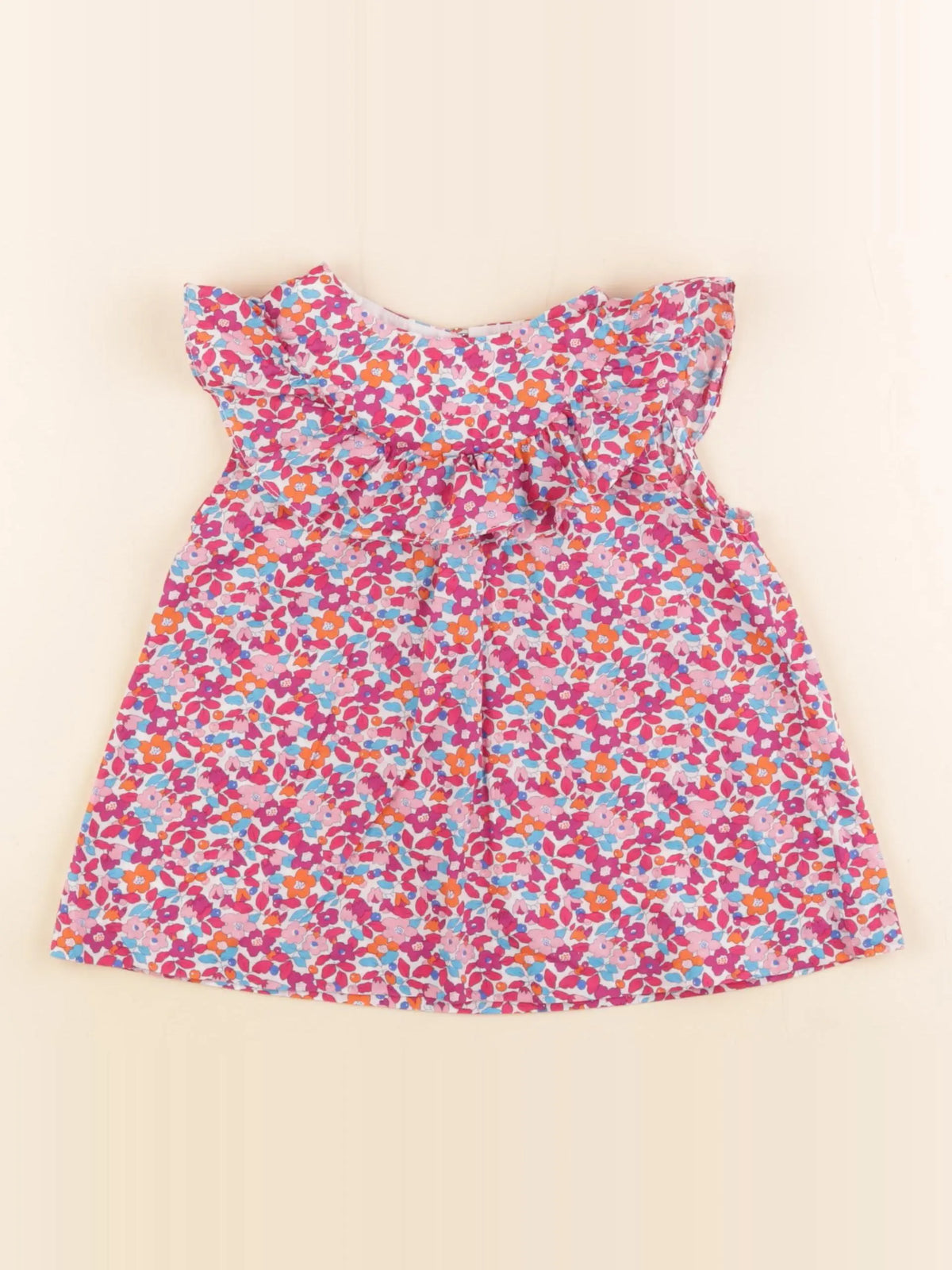 Jacadi - blouse liberty multicolore - 5 ans