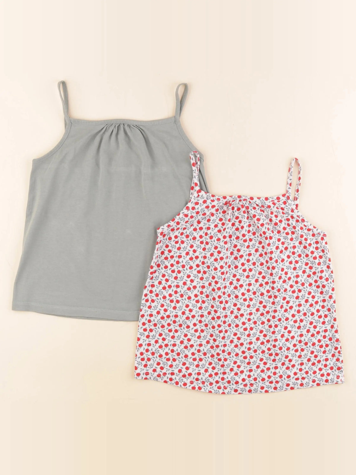 Vertbaudet - lot de 2 débardeurs multicolore - 5 ans