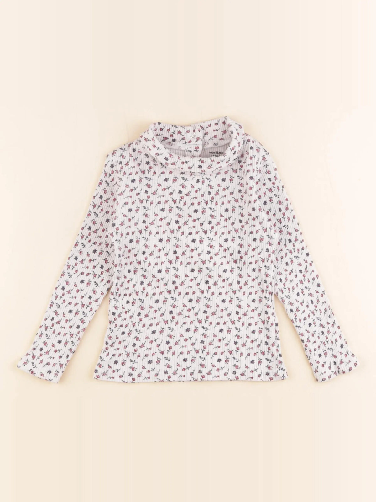 Vertbaudet - sous-pull multicolore - 24 mois