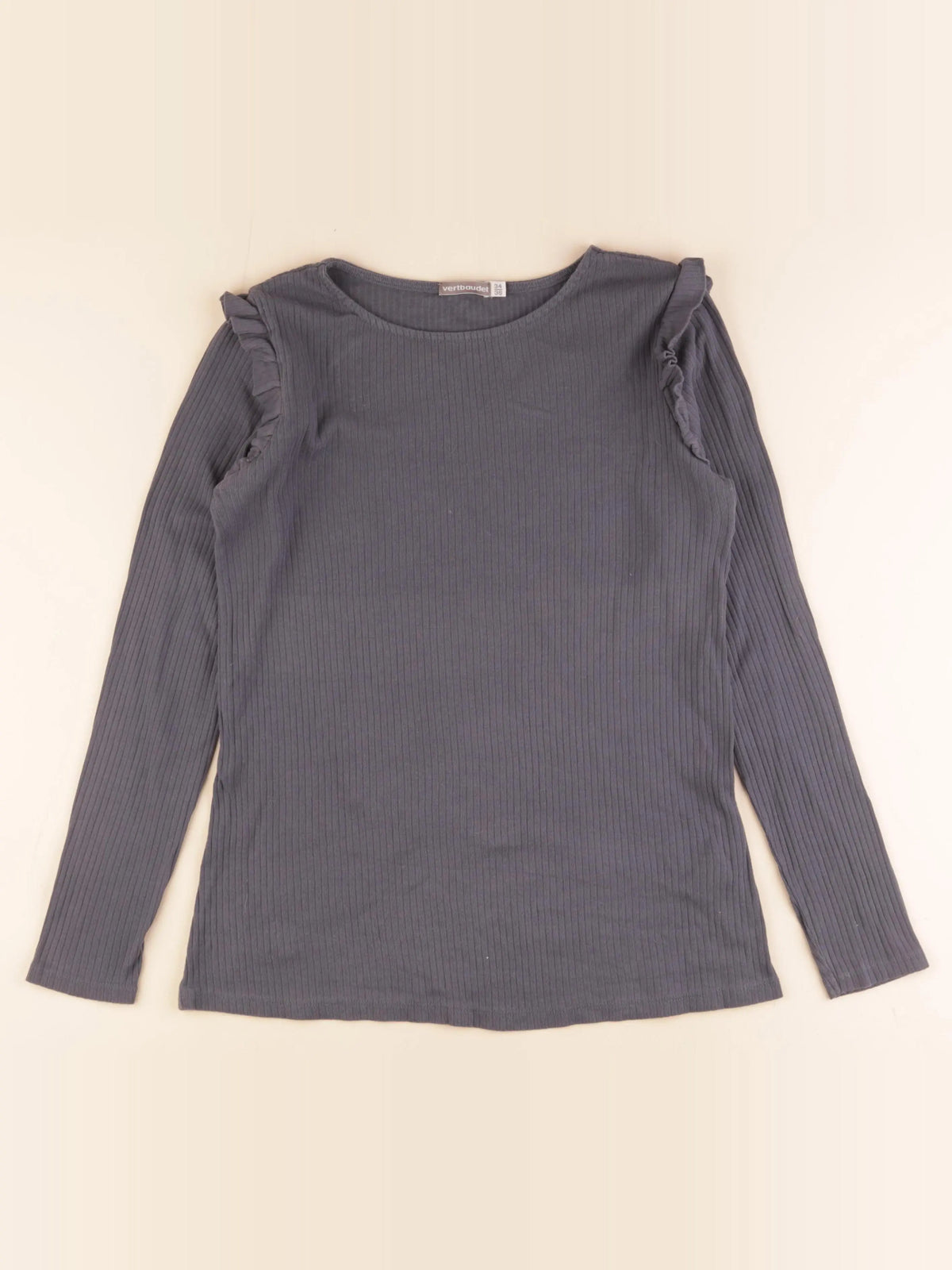 Vertbaudet - tee-shirt grossesse gris - 34 à 36