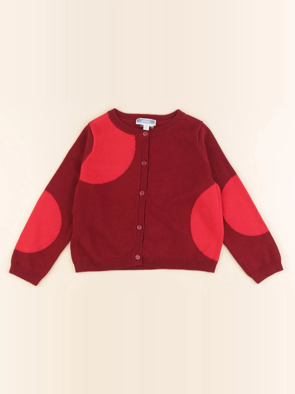 Jacadi - gilet rouge - 3 ans