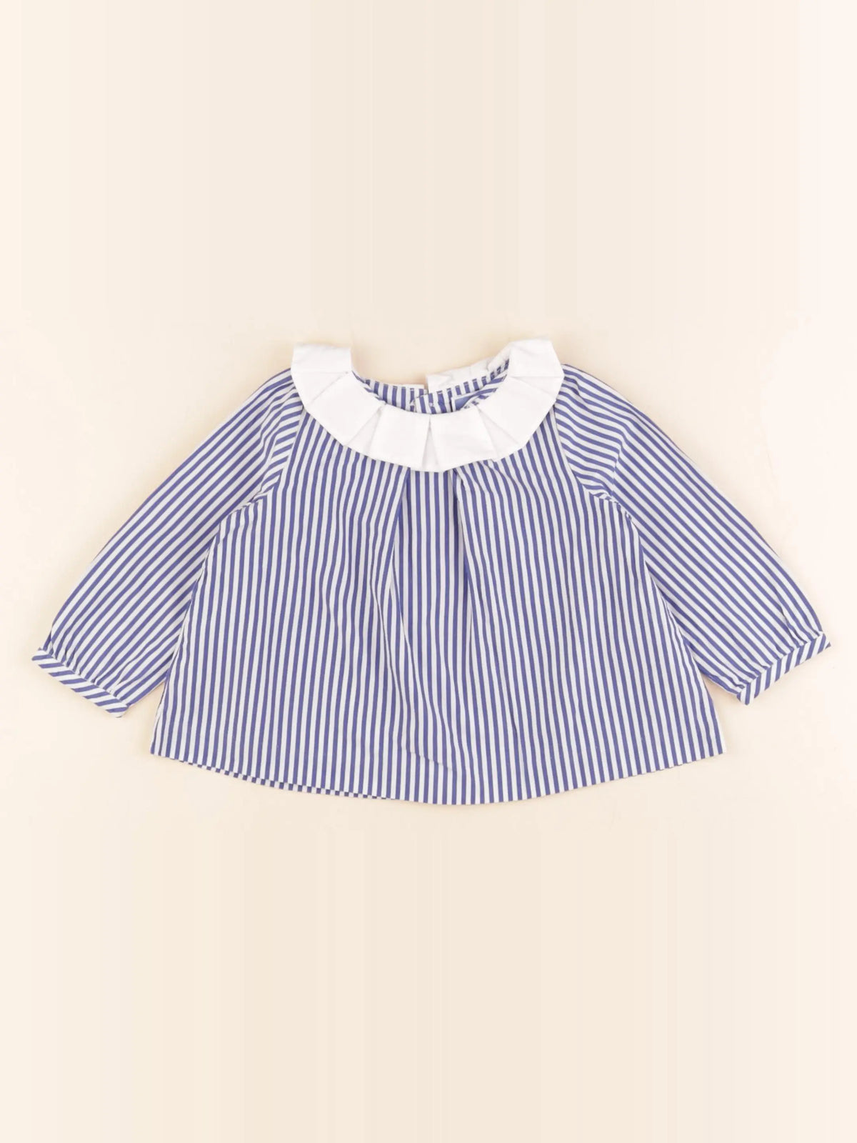 Jacadi - blouse bleu - 12 mois