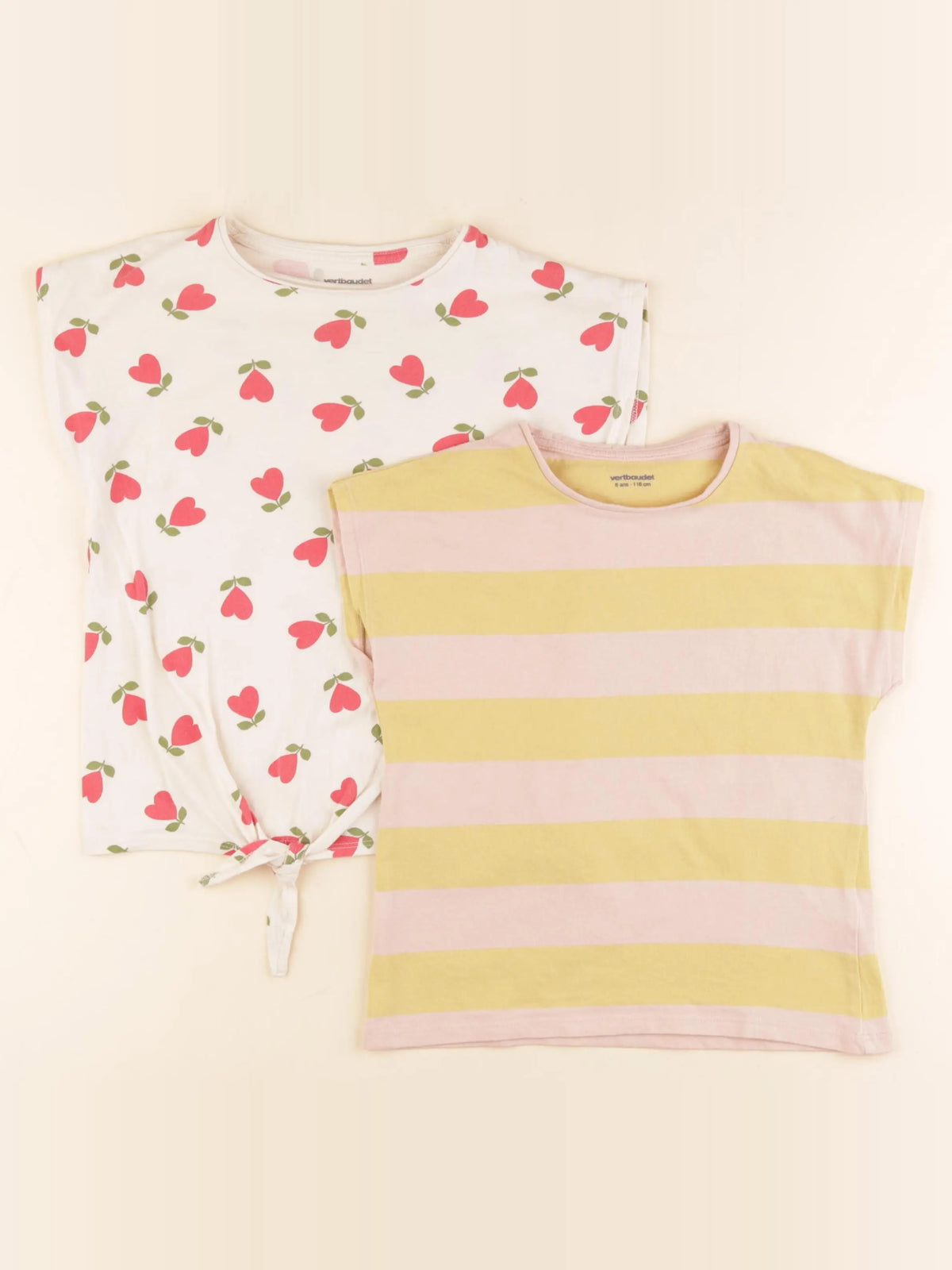 Vertbaudet - tee-shirt multicolore - 6 ans