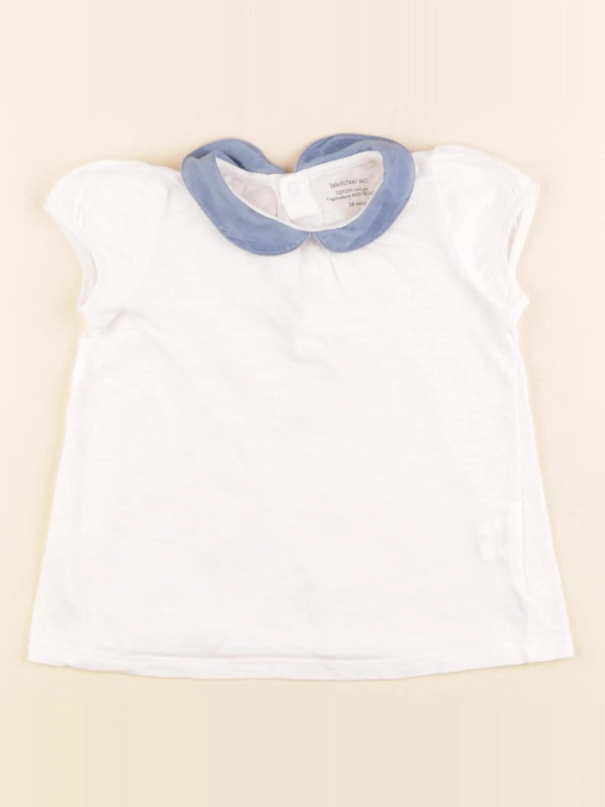Boutchou - tee-shirt blanc - 24 mois