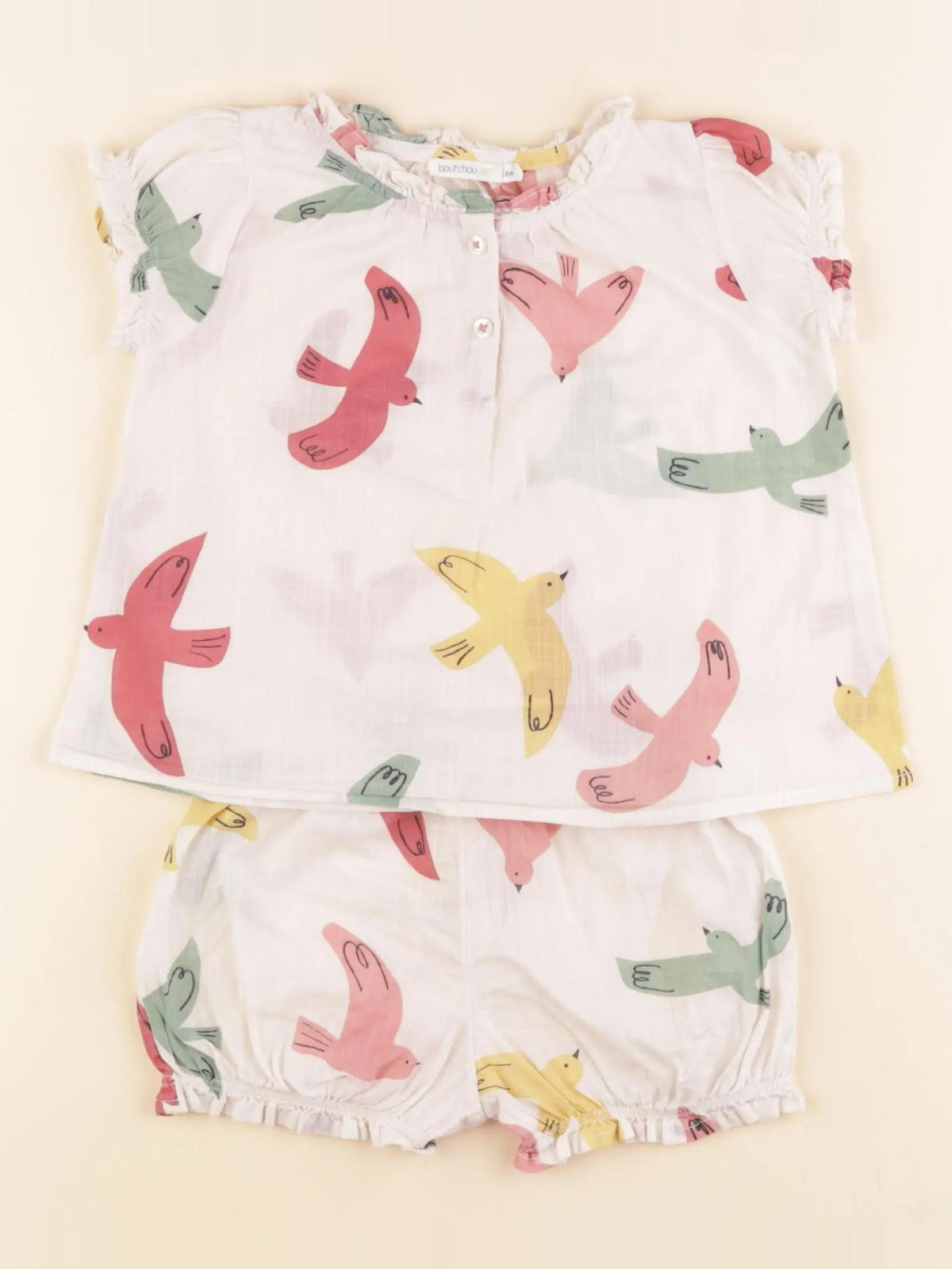 Boutchou - ensemble blanc, multicolore - 18 mois