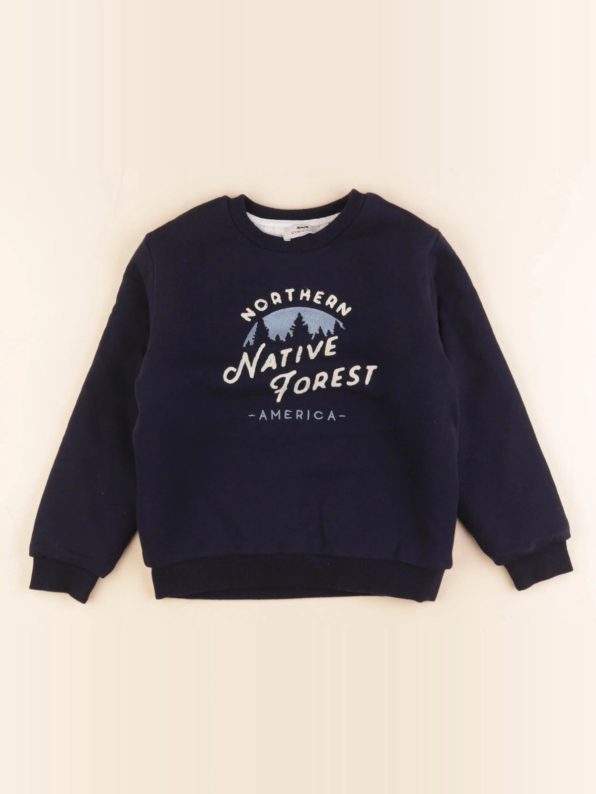 Cyrillus - sweat bleu - 6 ans