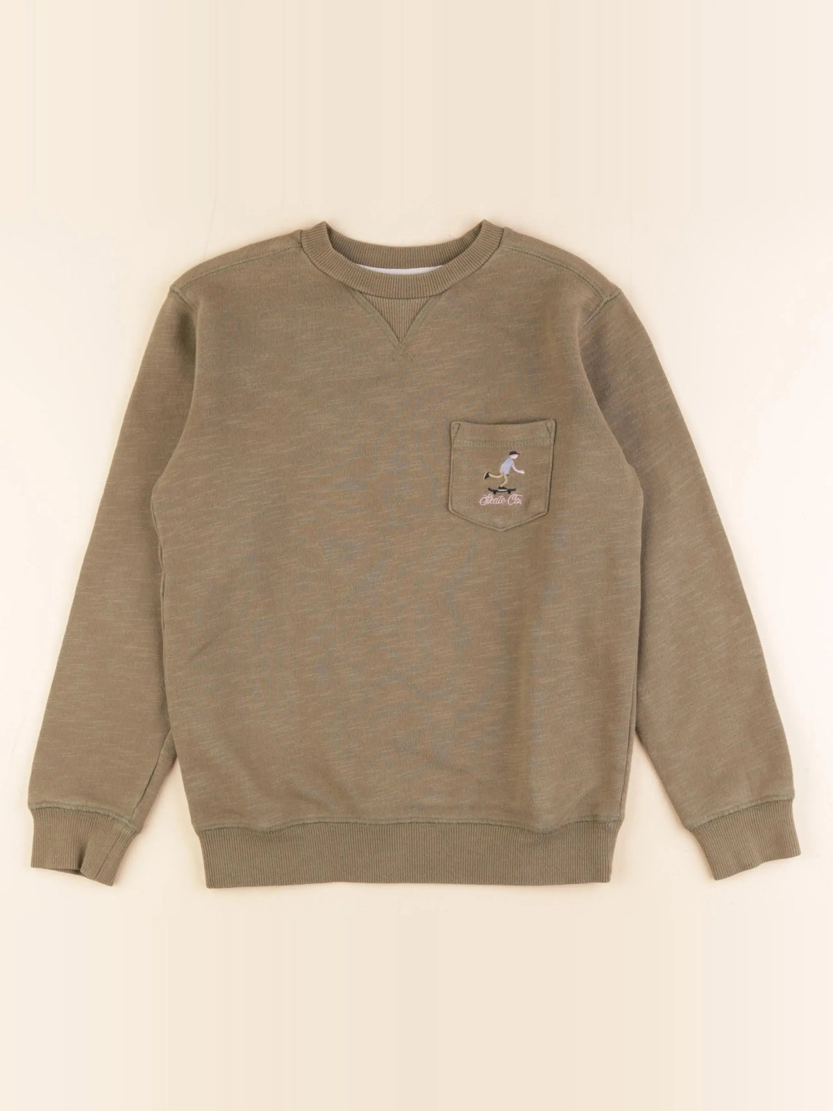 Cyrillus - sweat vert - 8 ans