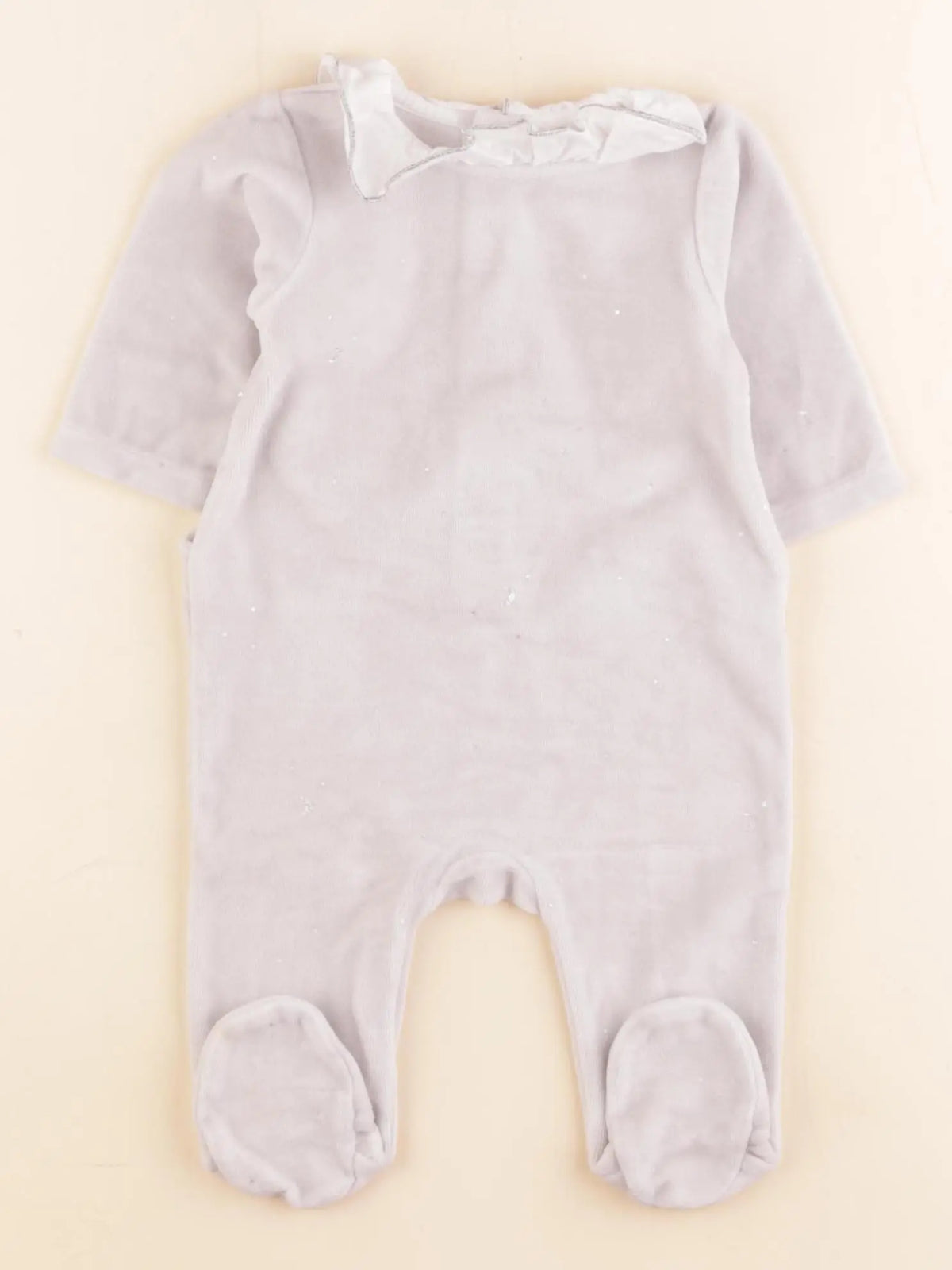 Jacadi - pyjama velours gris - 3 mois