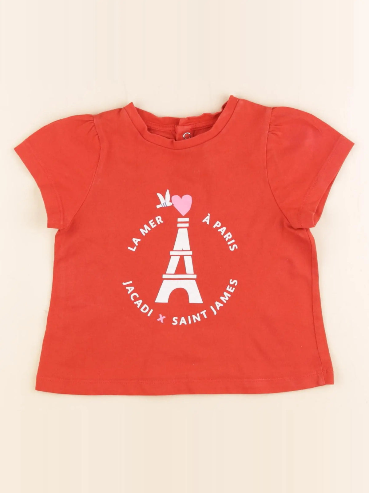 Jacadi - tee-shirt rouge - 4 ans