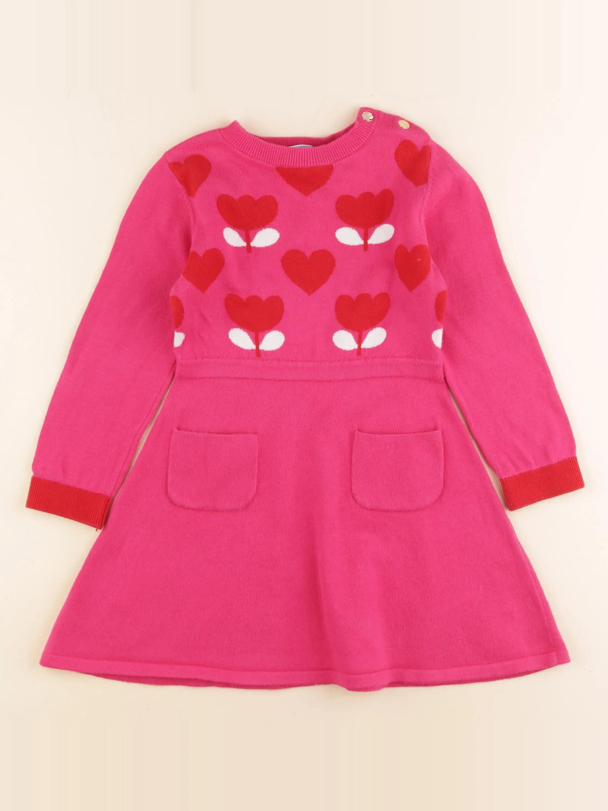 Jacadi - robe rose - 4 ans