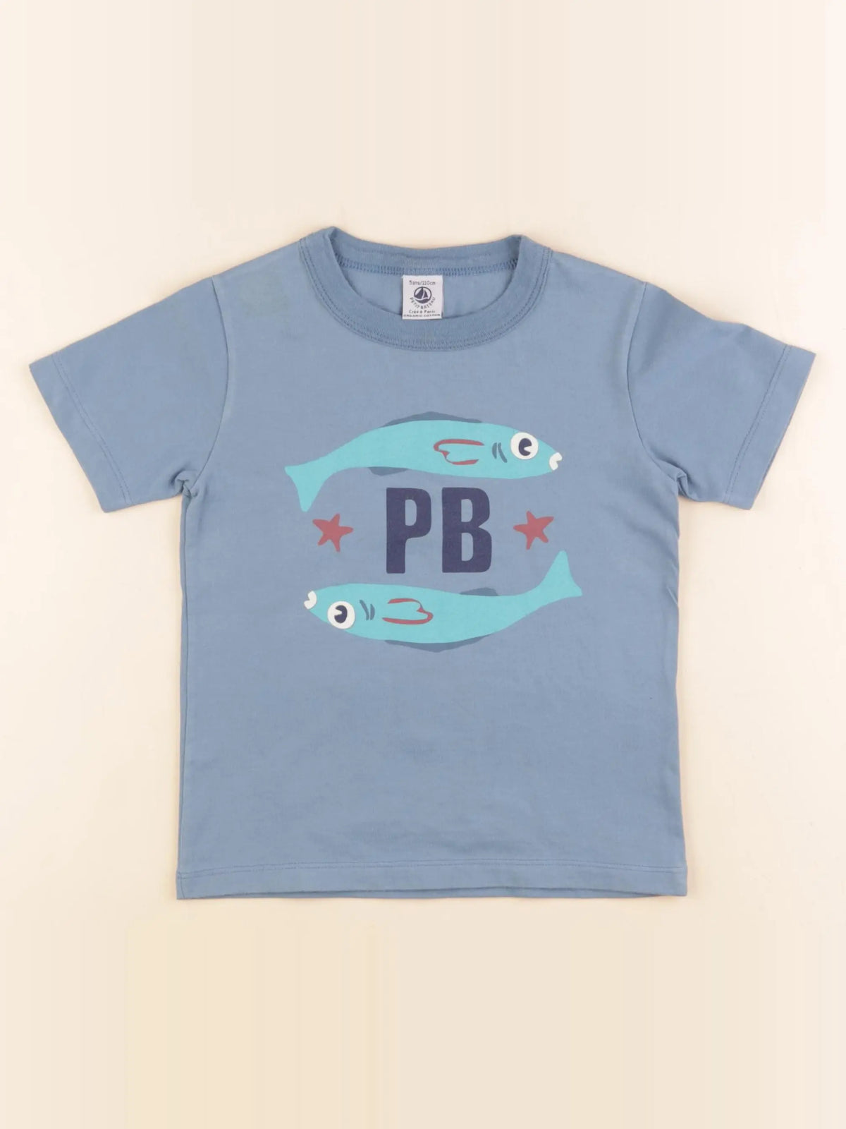 Petit Bateau - tee-shirt multicolore - 5 ans