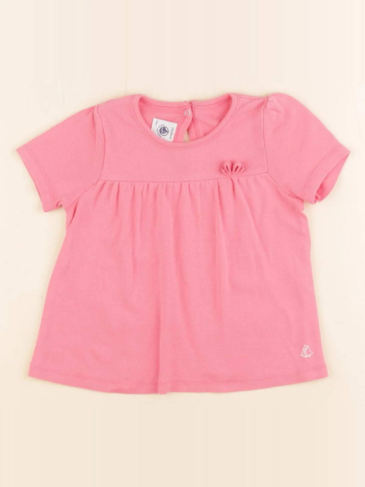 Petit Bateau - robe rose - 24 mois