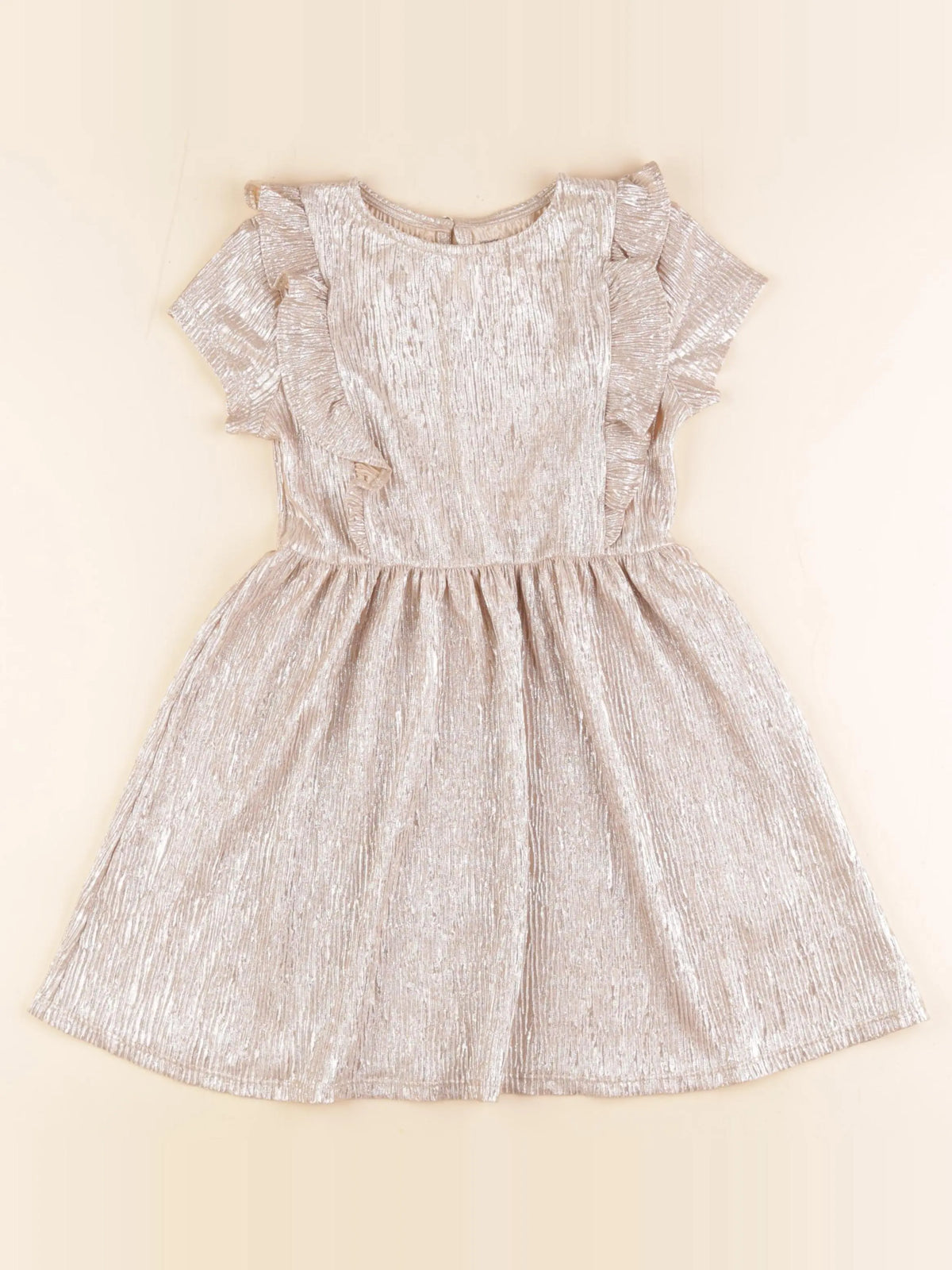 Vertbaudet - robe or - 4 ans