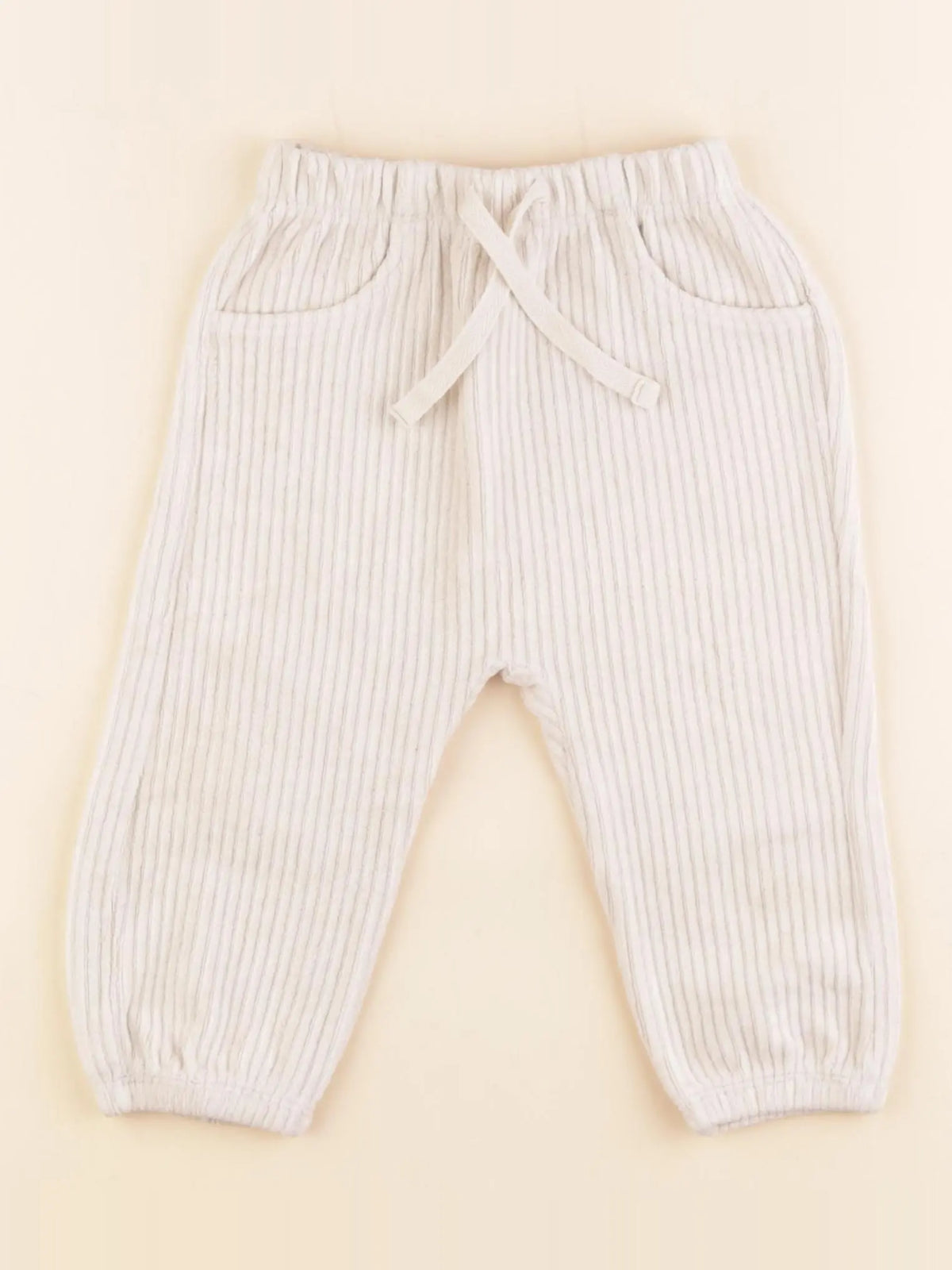 Tape à l'oeil - pantalon blanc - 12 mois