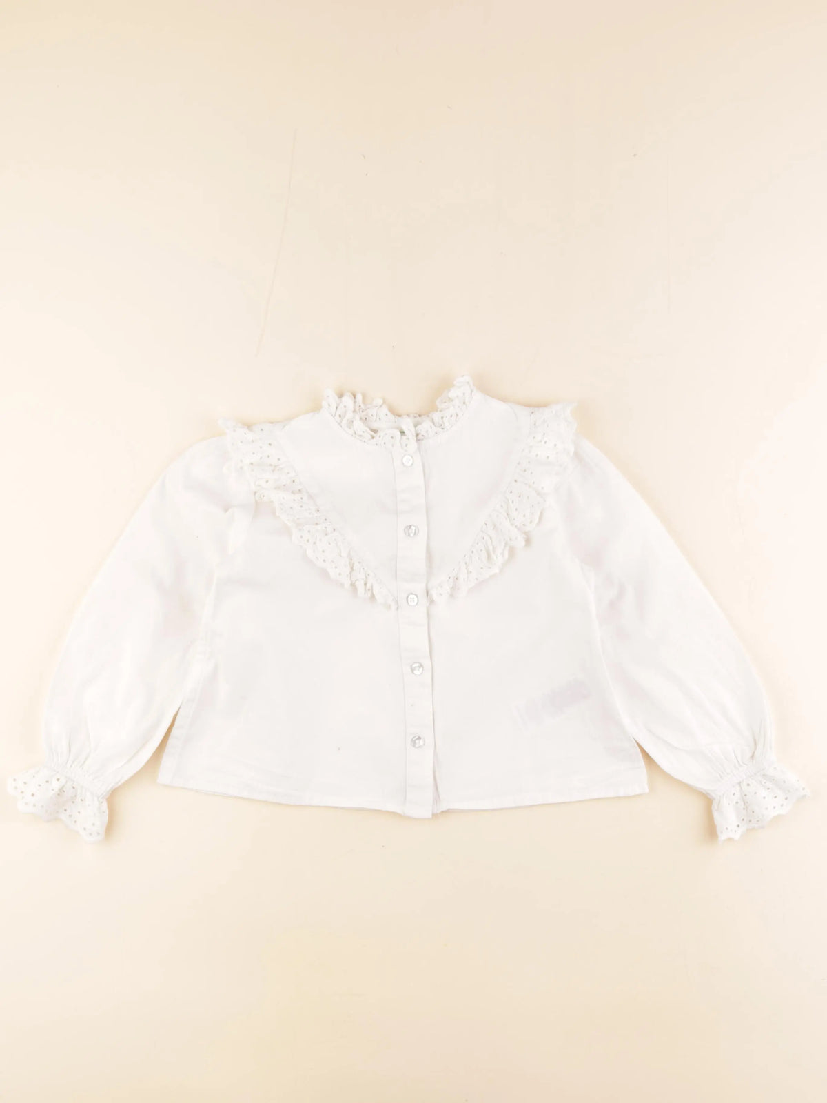 Vertbaudet - blouse blanc - 4 ans