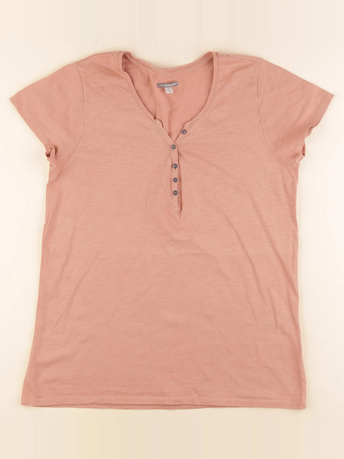Vertbaudet - tee-shirt grossesse, allaitement rose - 38 à 40