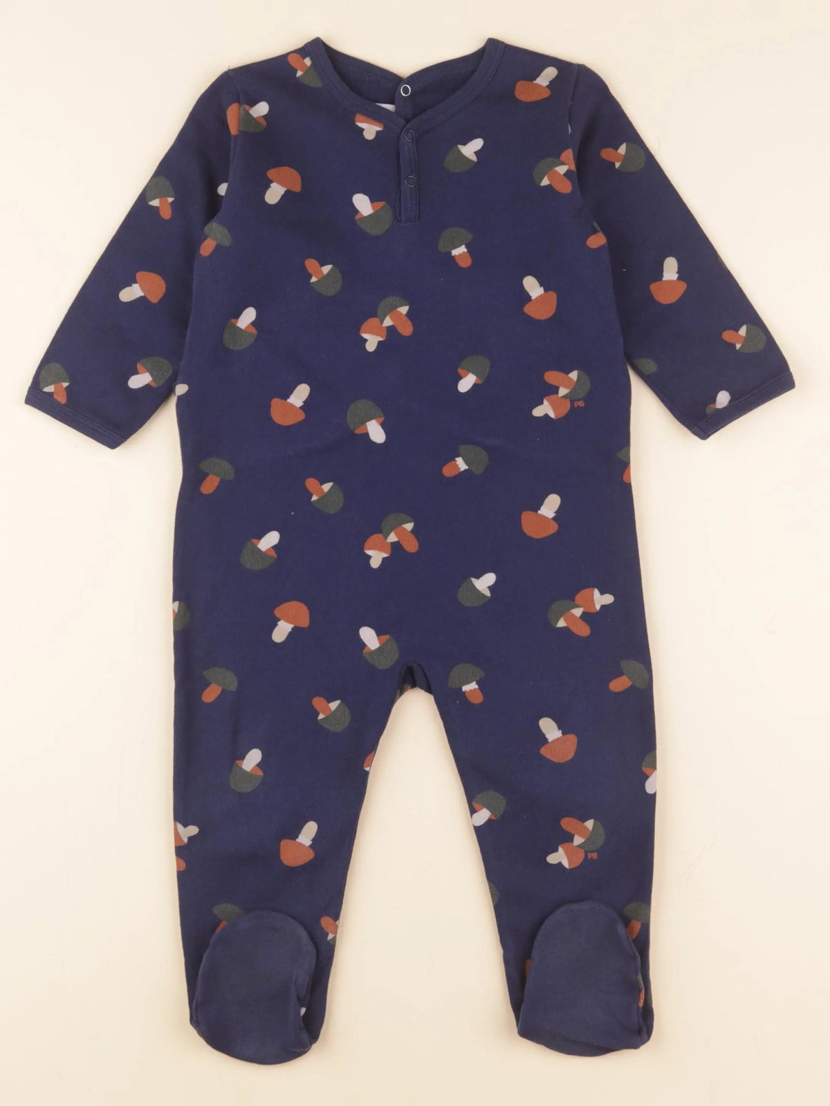 Petit Bateau - pyjama coton bleu - 18 mois